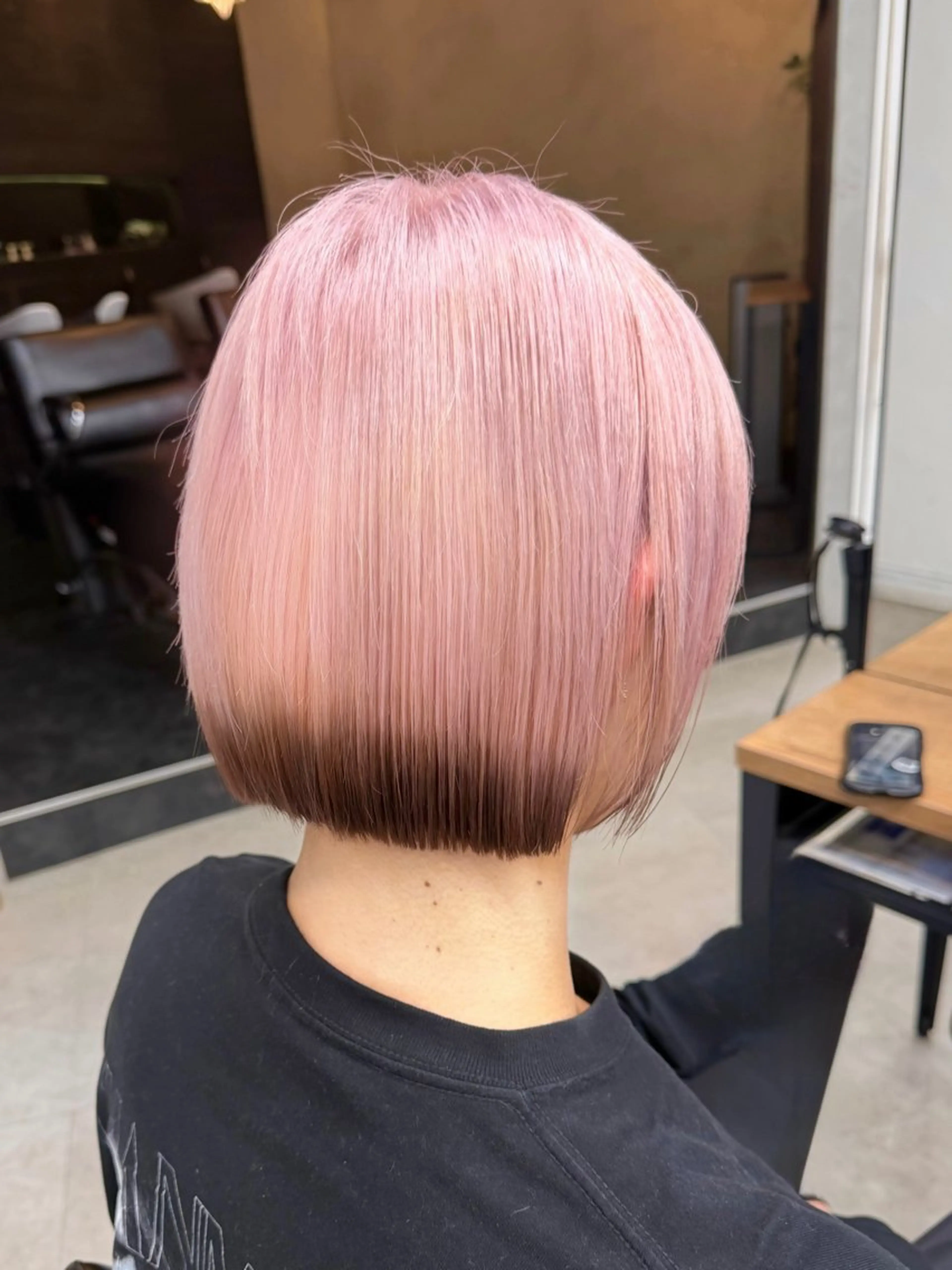 カラー ヘアカラー 🎀 のえか/ハイ トーン/ピンク🤍のヘアスタイル