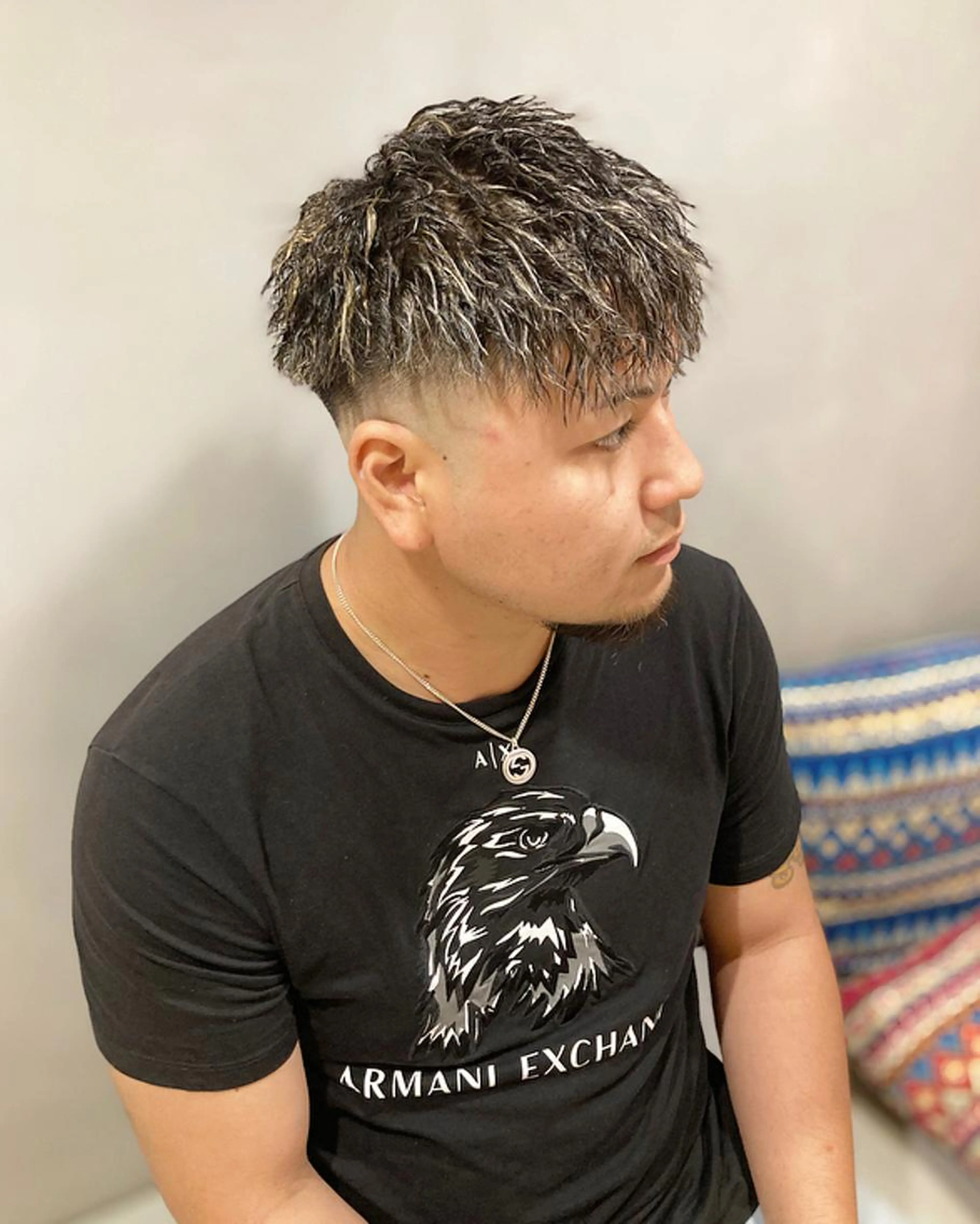 【メンズ限定】カット＋コントラストハイライトカラーの写真