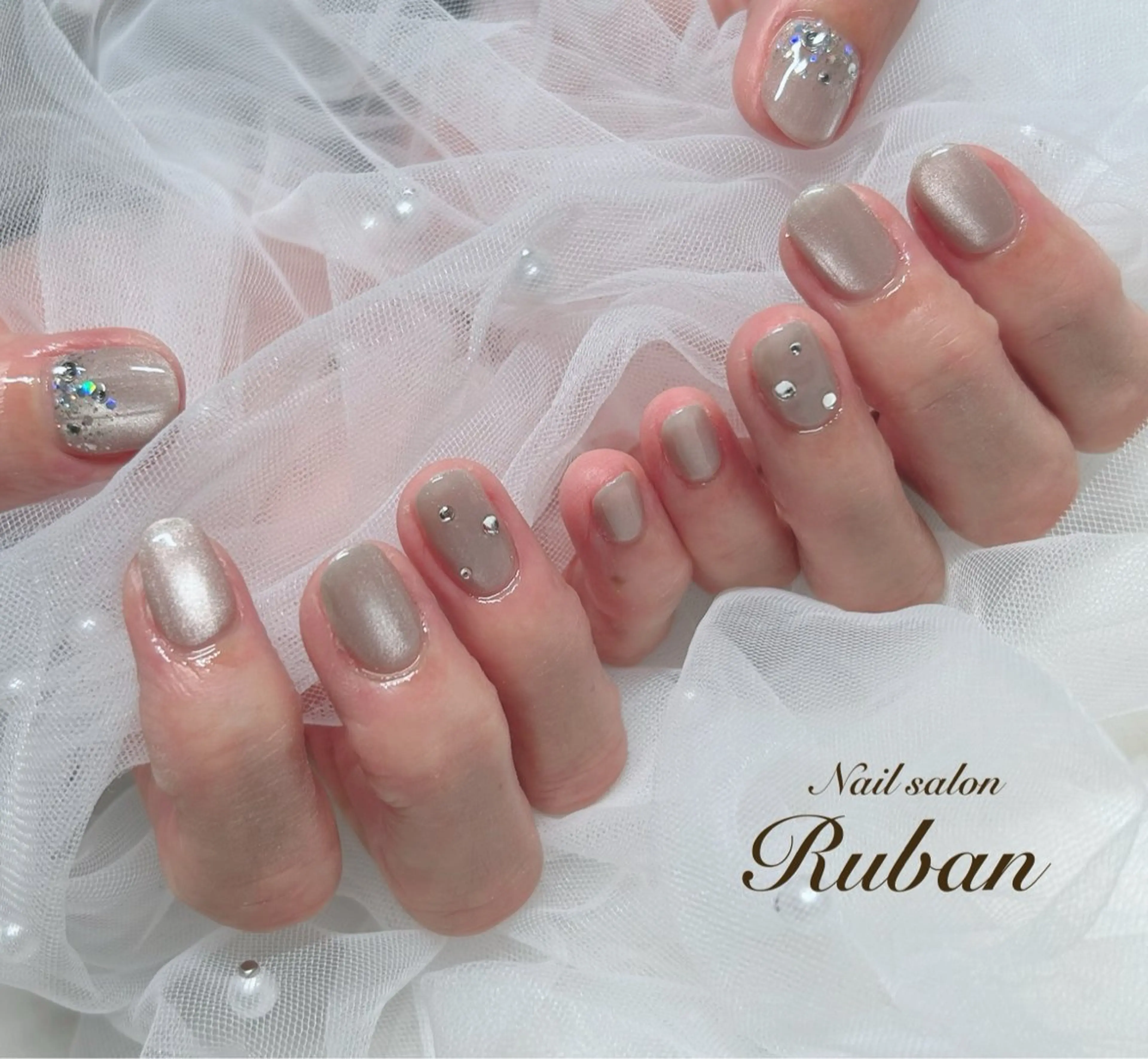 ネイル マグネットネイル Nail salon Rubanのネイルデザイン