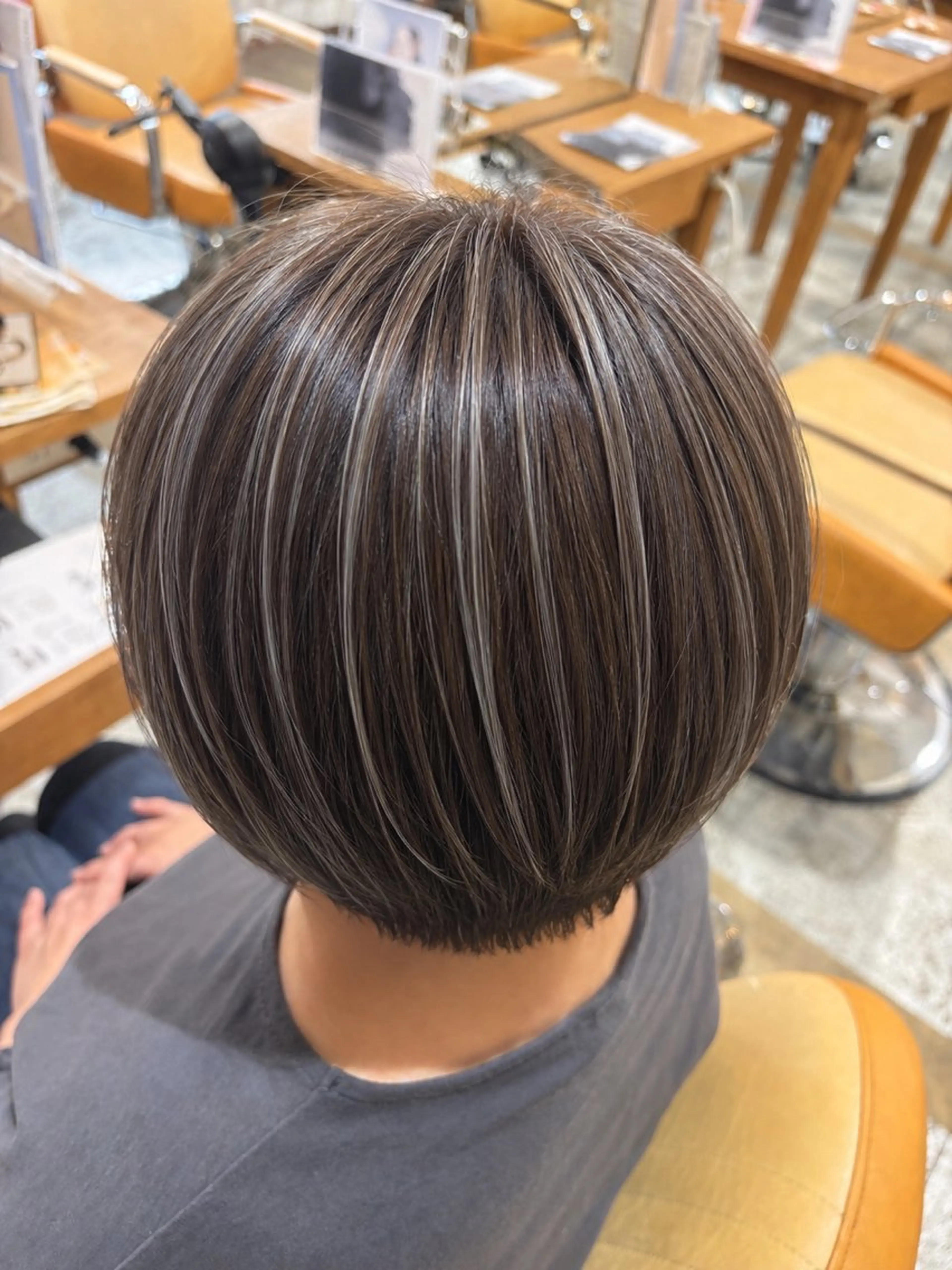 ショート カット ヘアカラー 【ハイライト】 YUYAのヘアスタイル