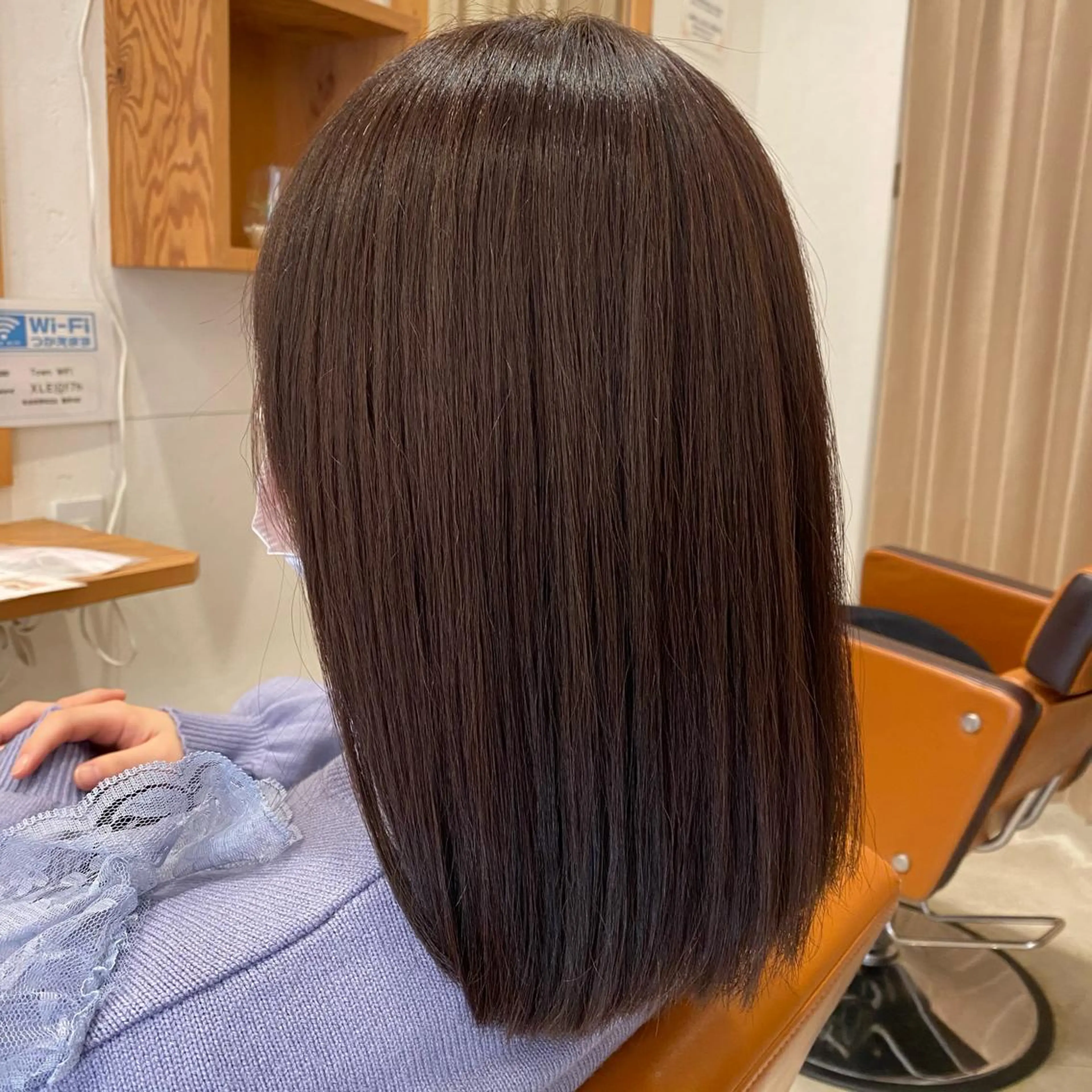 ミディアム カット トリートメント 猪股 華乃のヘアスタイル