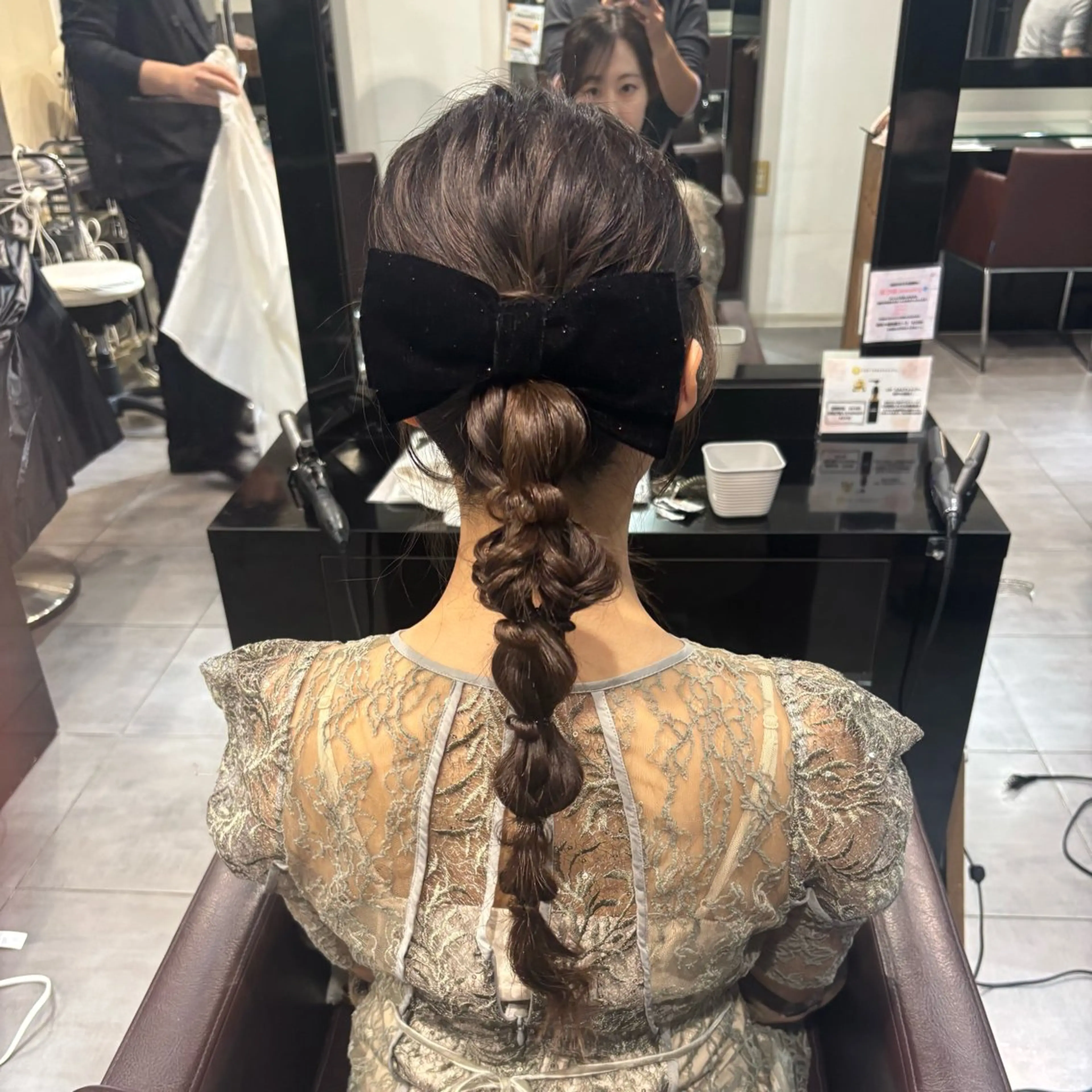 セミロング ヘアセット 🫧オリーブカラー/ 小冬🎀のヘアスタイル