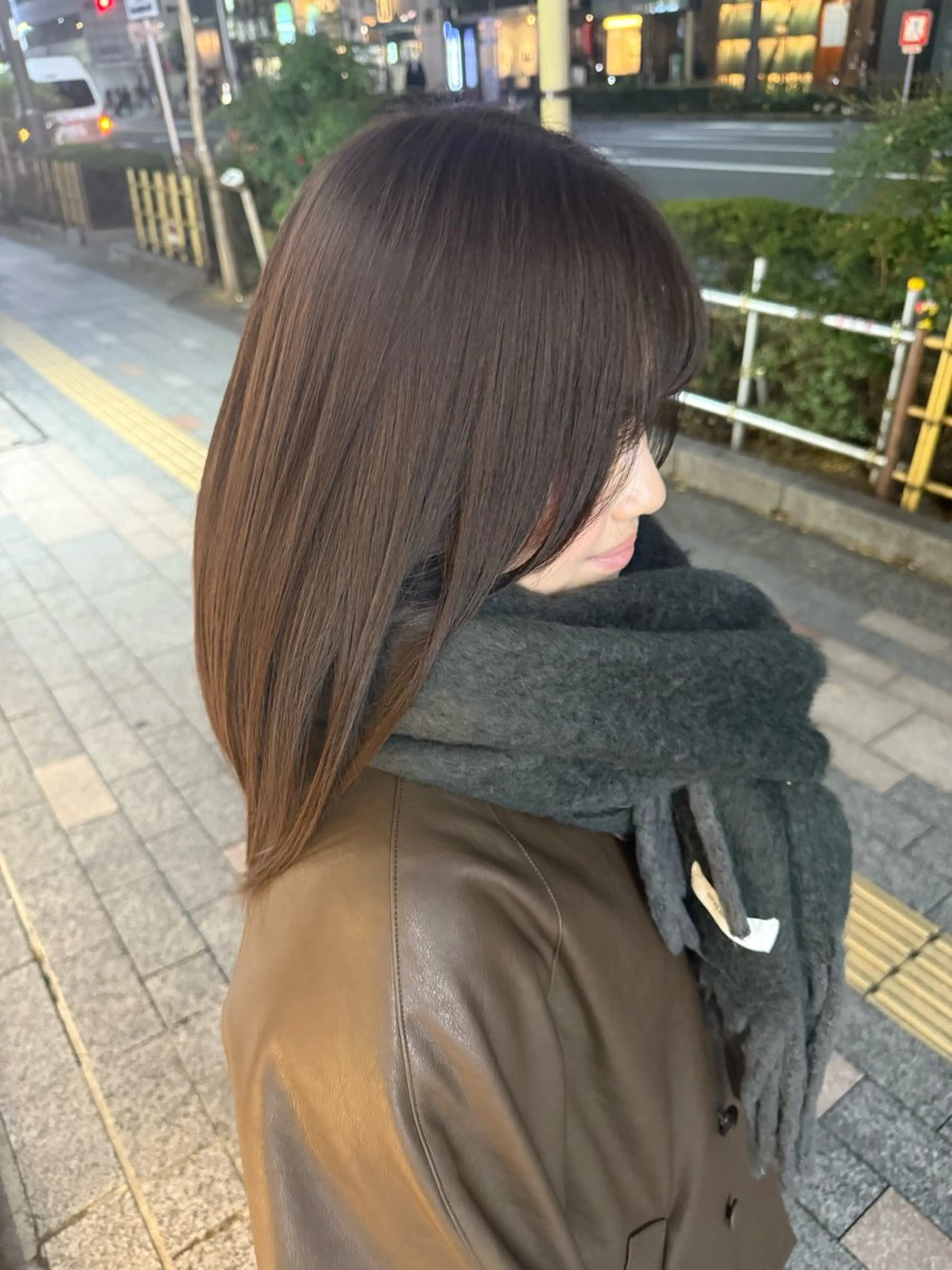 セミロング カット ヘアカラー トリートメント ヘアセット ✨上村 潤平✨メンズヘア✨のヘアスタイル