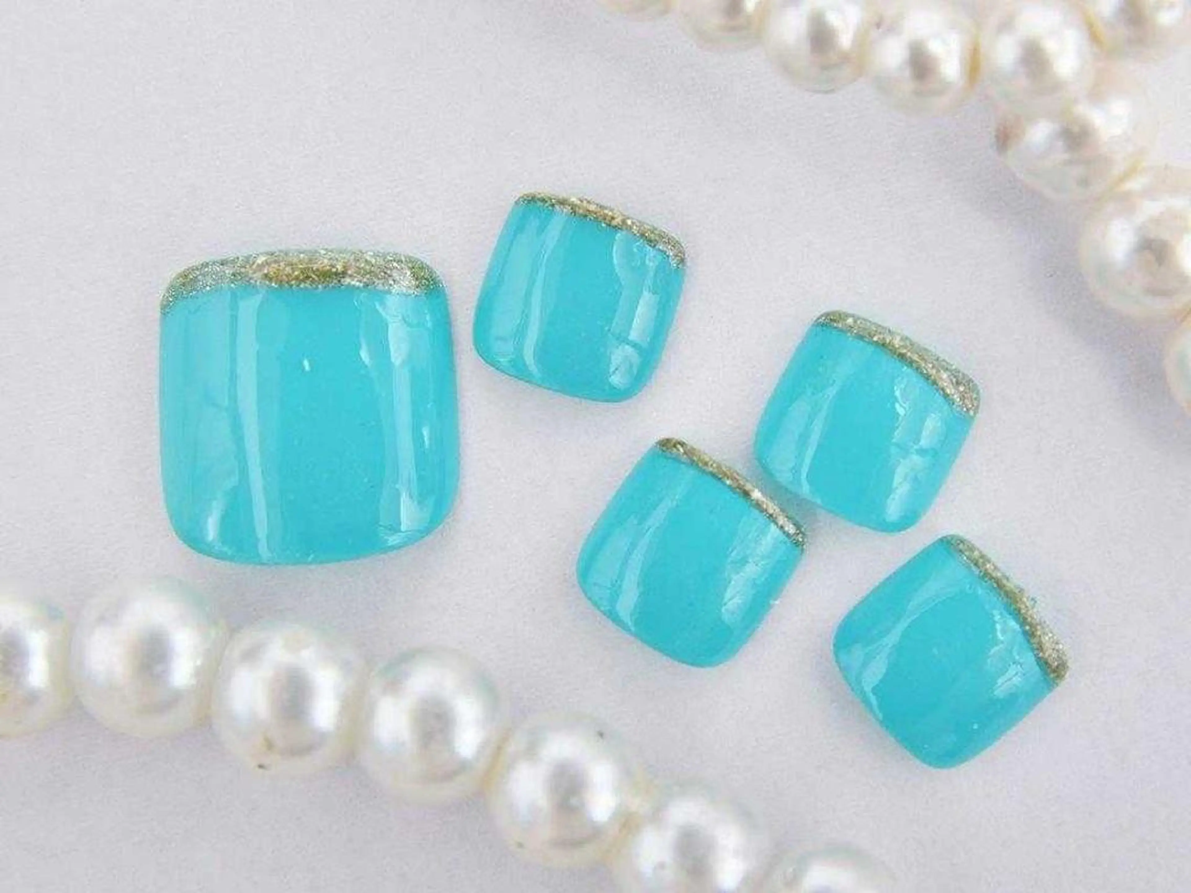 ネイル 桜ネイル フラッシュネイル フットネイル ジェルネイル キラキラネイル Tiary Nail Yのネイルデザイン