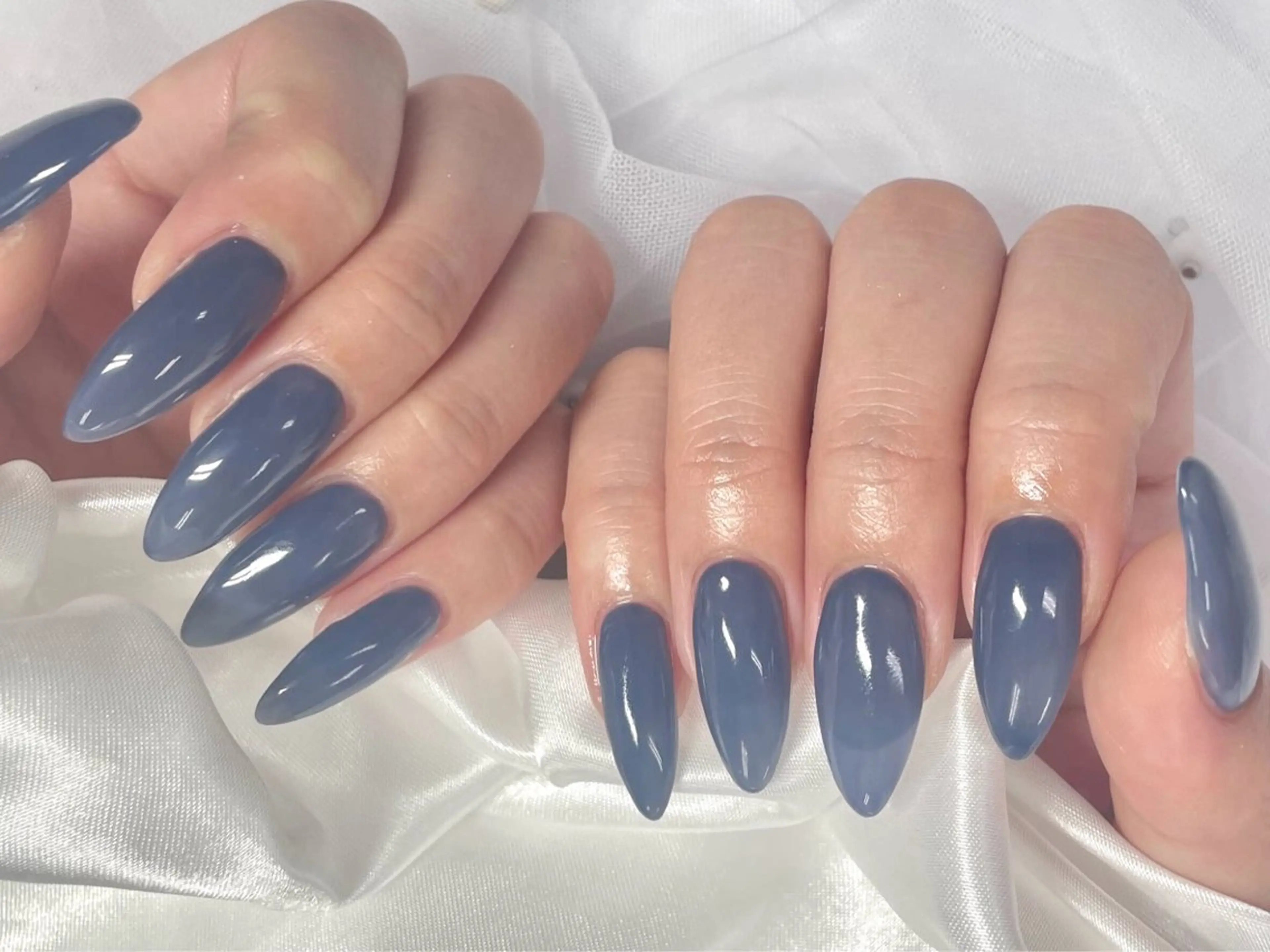 ネイル ジェルネイル ラメ(グリッター) ラメグラデーション マグネットネイル ワンカラーネイル Nail Neige🐈🌙のネイルデザイン