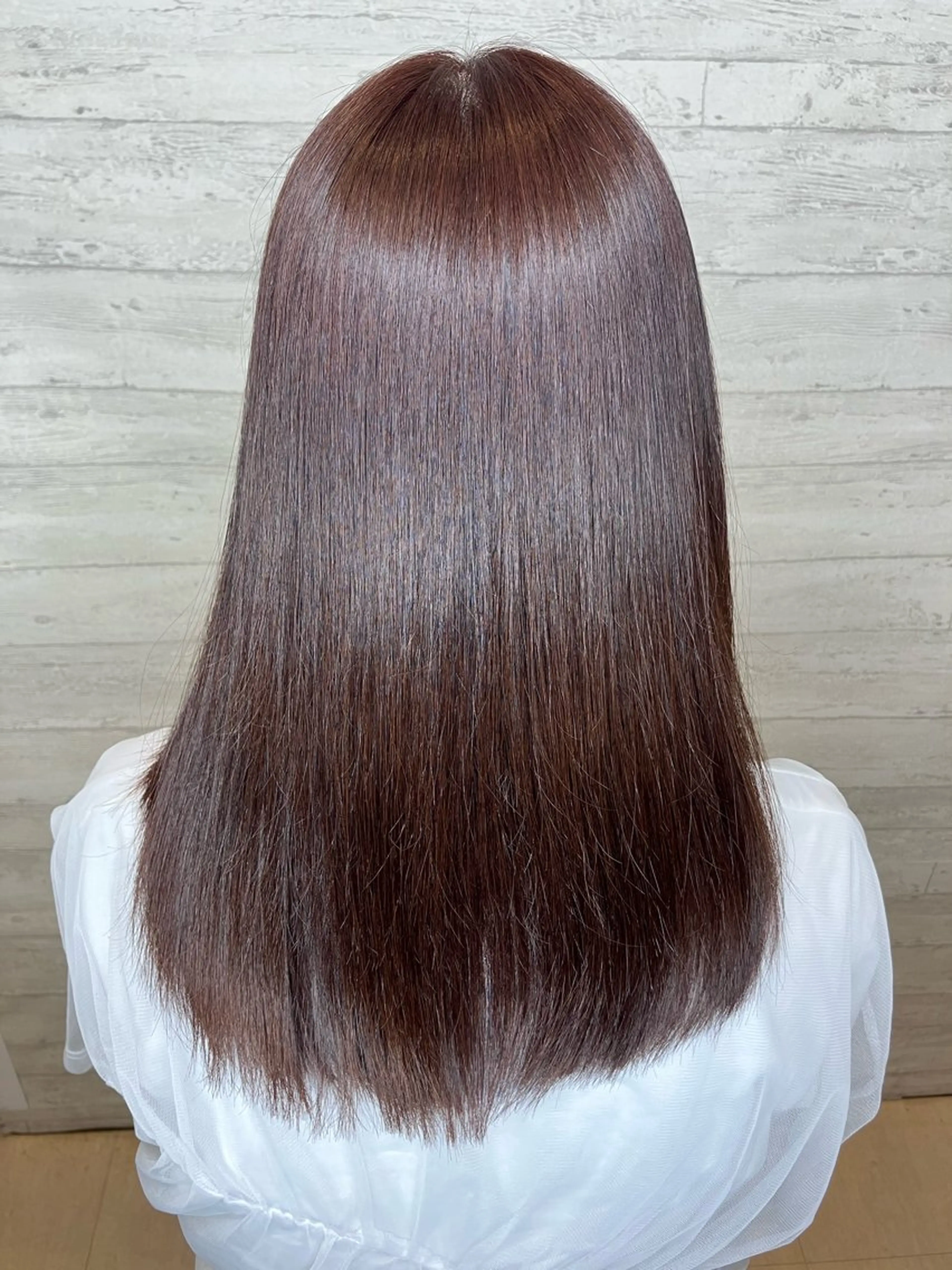 セミロング カラー 小池 穂果/ 府中のヘアスタイル