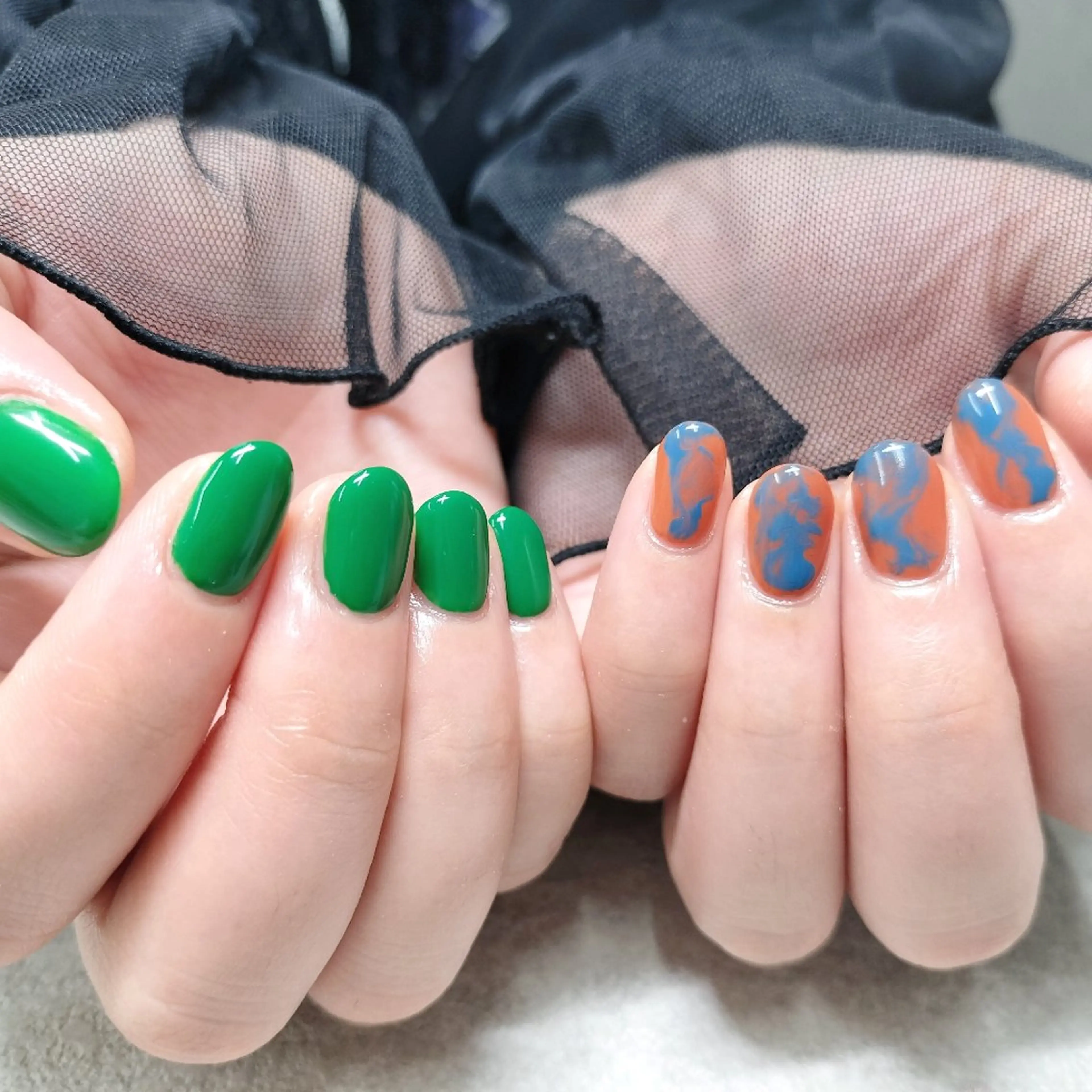 ネイル ニュアンスネイル ワンカラーネイル ハンドネイル She by M. Ryoukaのネイルデザイン