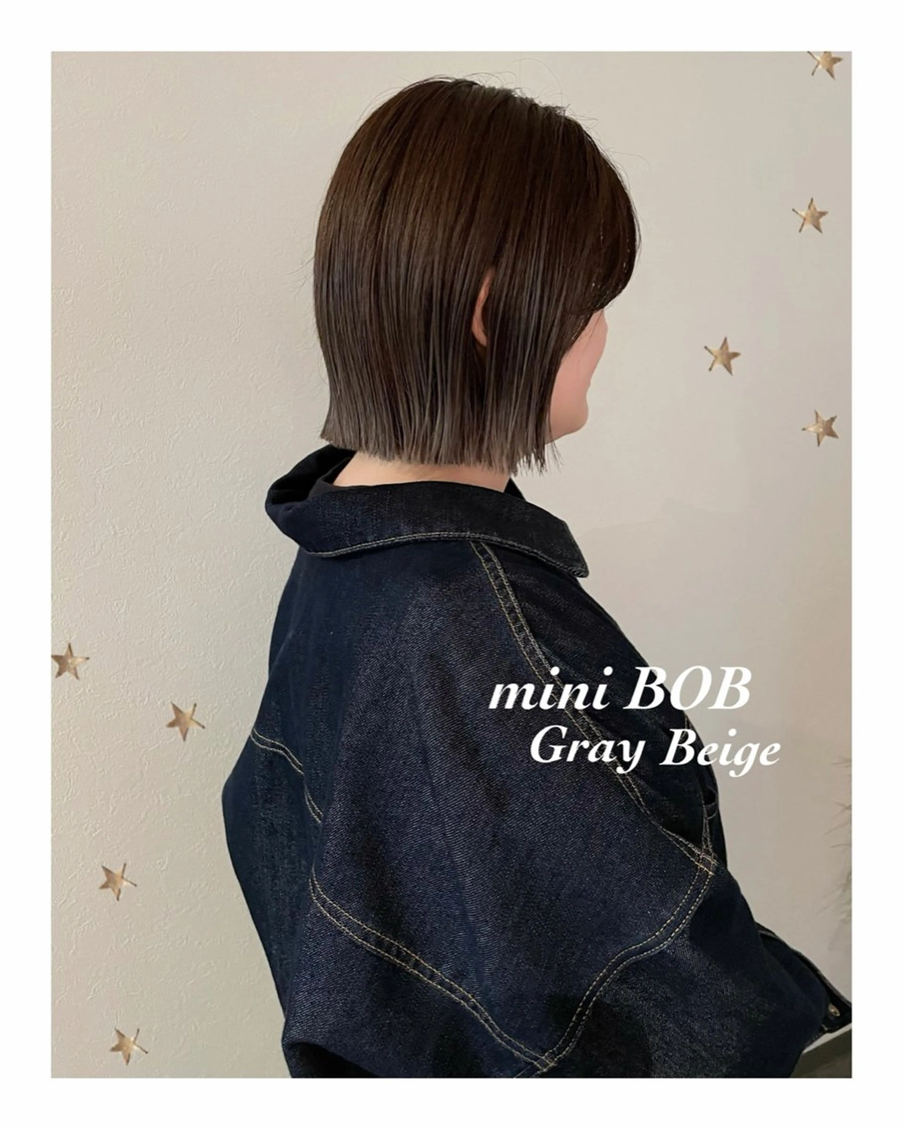 ミディアム カラー カット ヘアカラー 市川 千夏のヘアスタイル