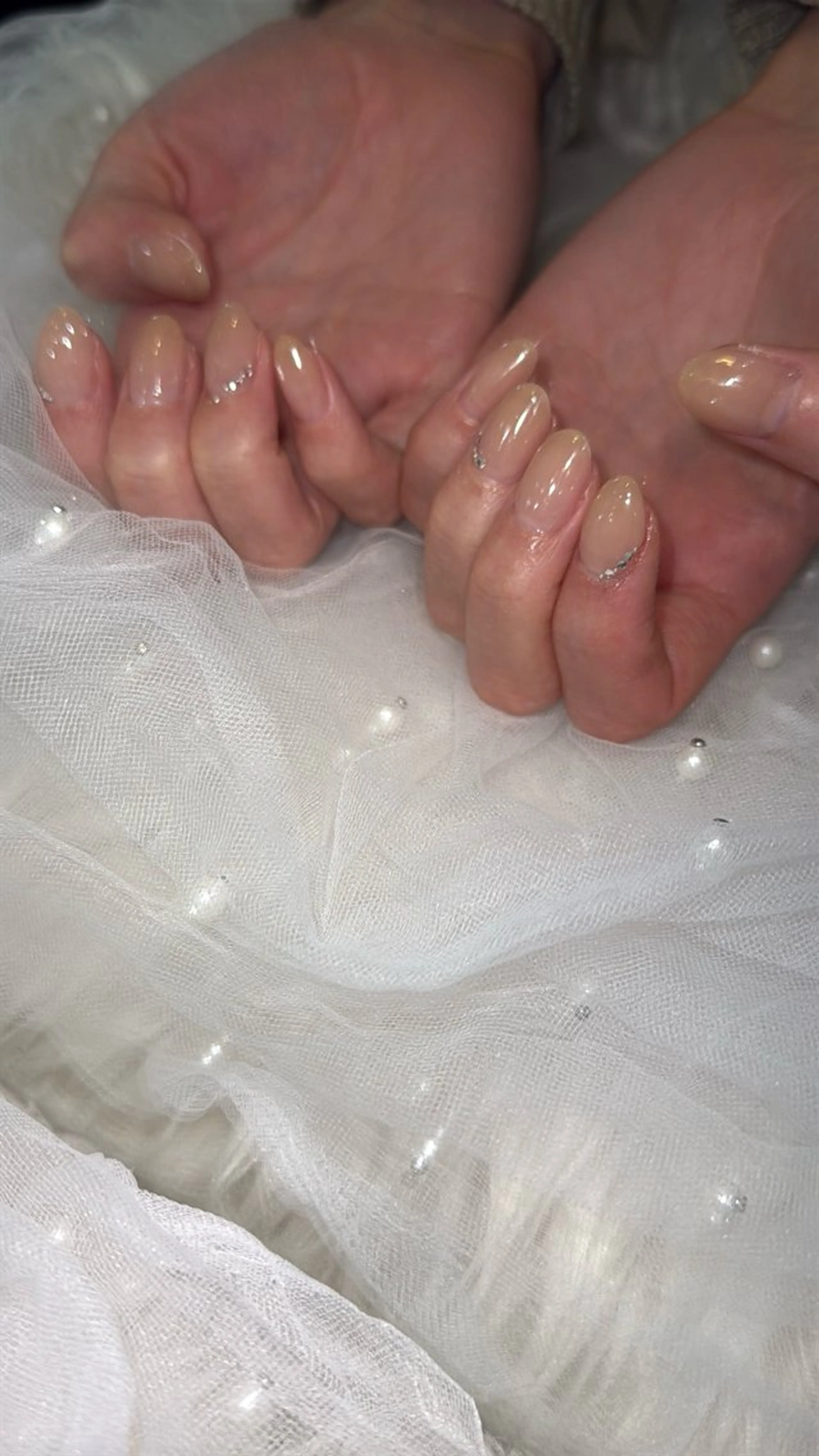 ネイル フラッシュネイル フラッシュマグ フットネイル フレンチネイル 韓国ネイル ハンドネイル SAKU nail 作島茜のネイルデザイン