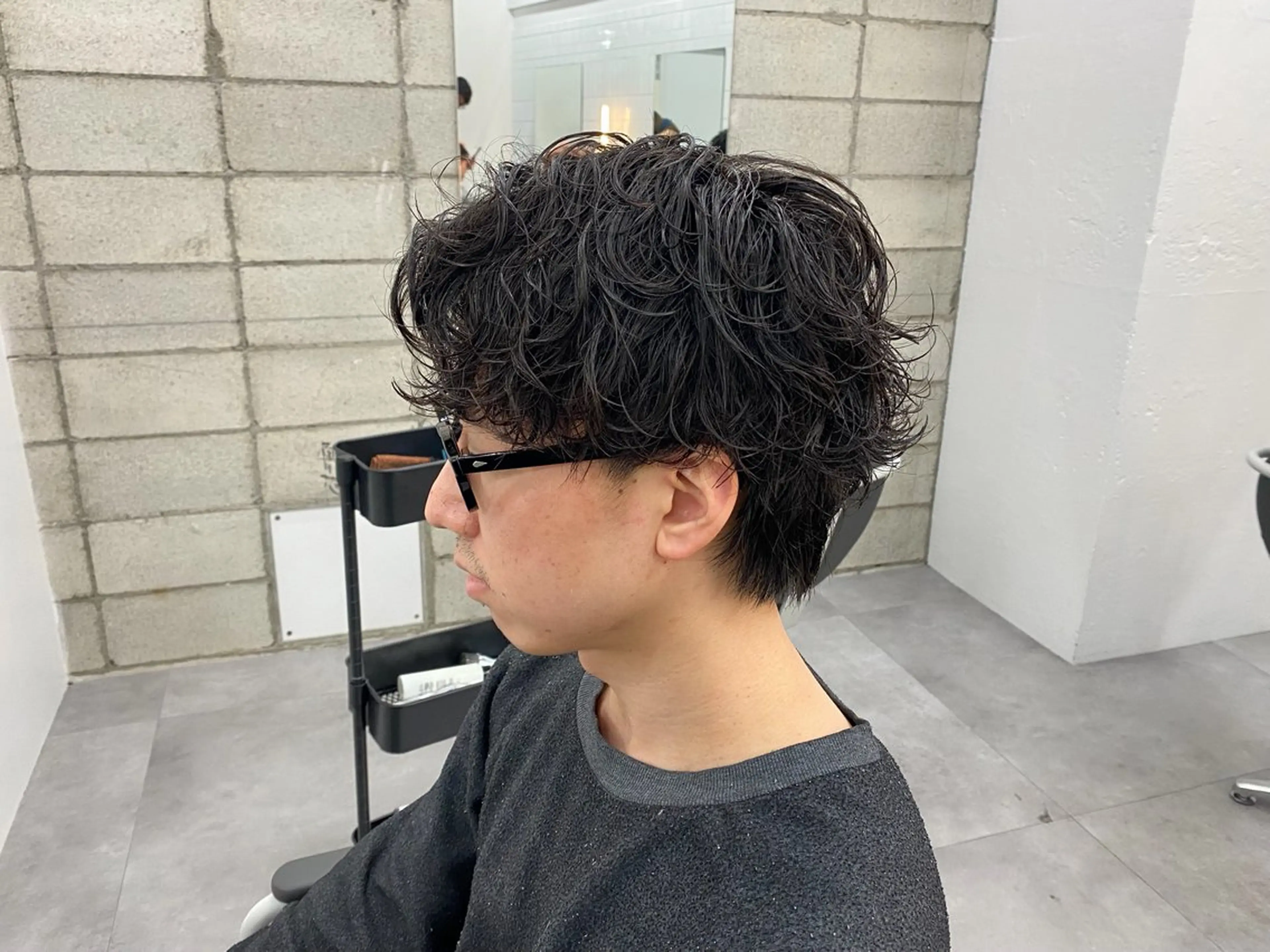 パーマ メンズ メンズパーマ カット パーマ メンズパーマ外屋敷 航のヘアスタイル