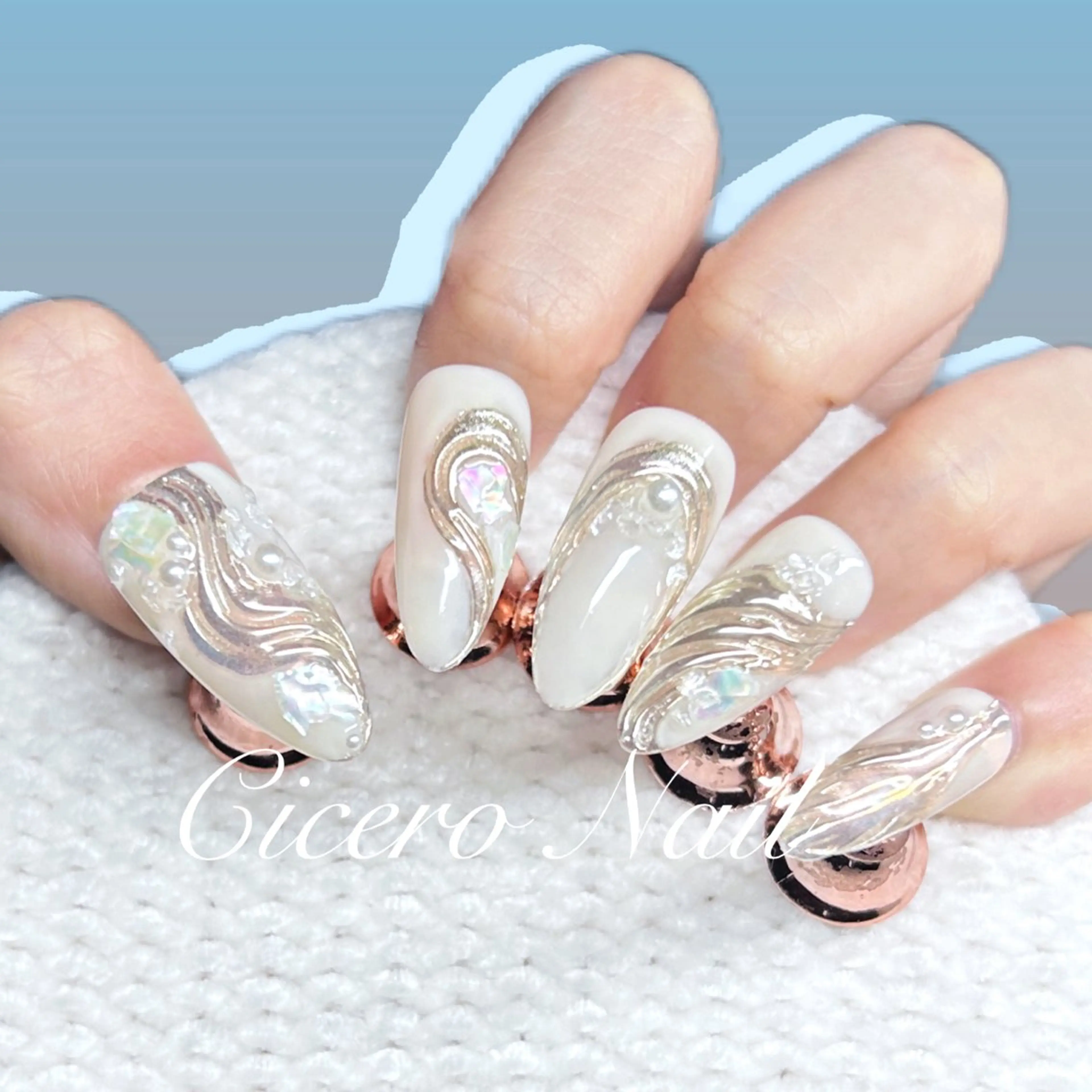 ネイル ミラーネイル Cicero Nailのネイルデザイン