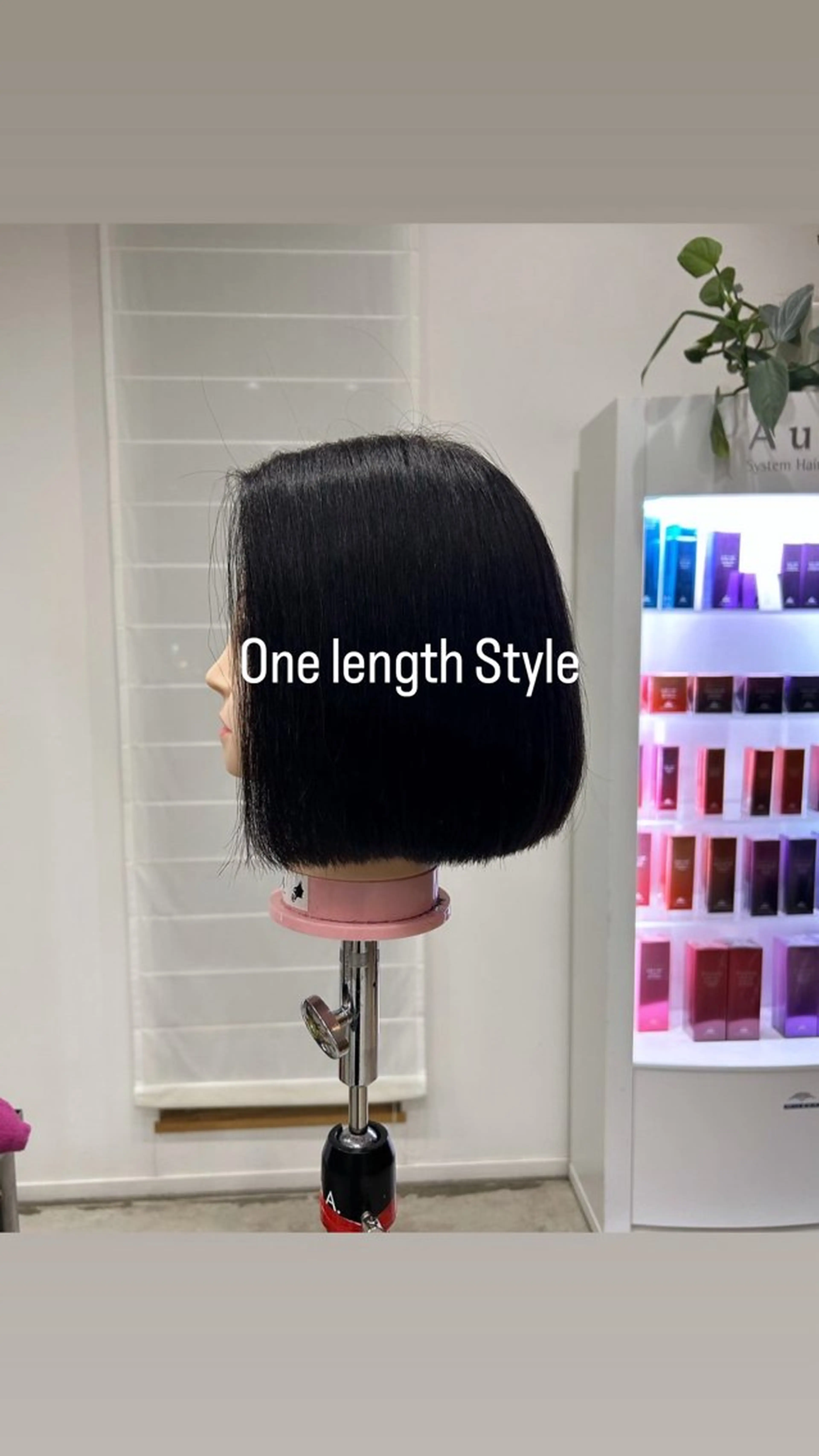 ミディアム カラー カット ヴァンキャトル 山口裕真のヘアスタイル