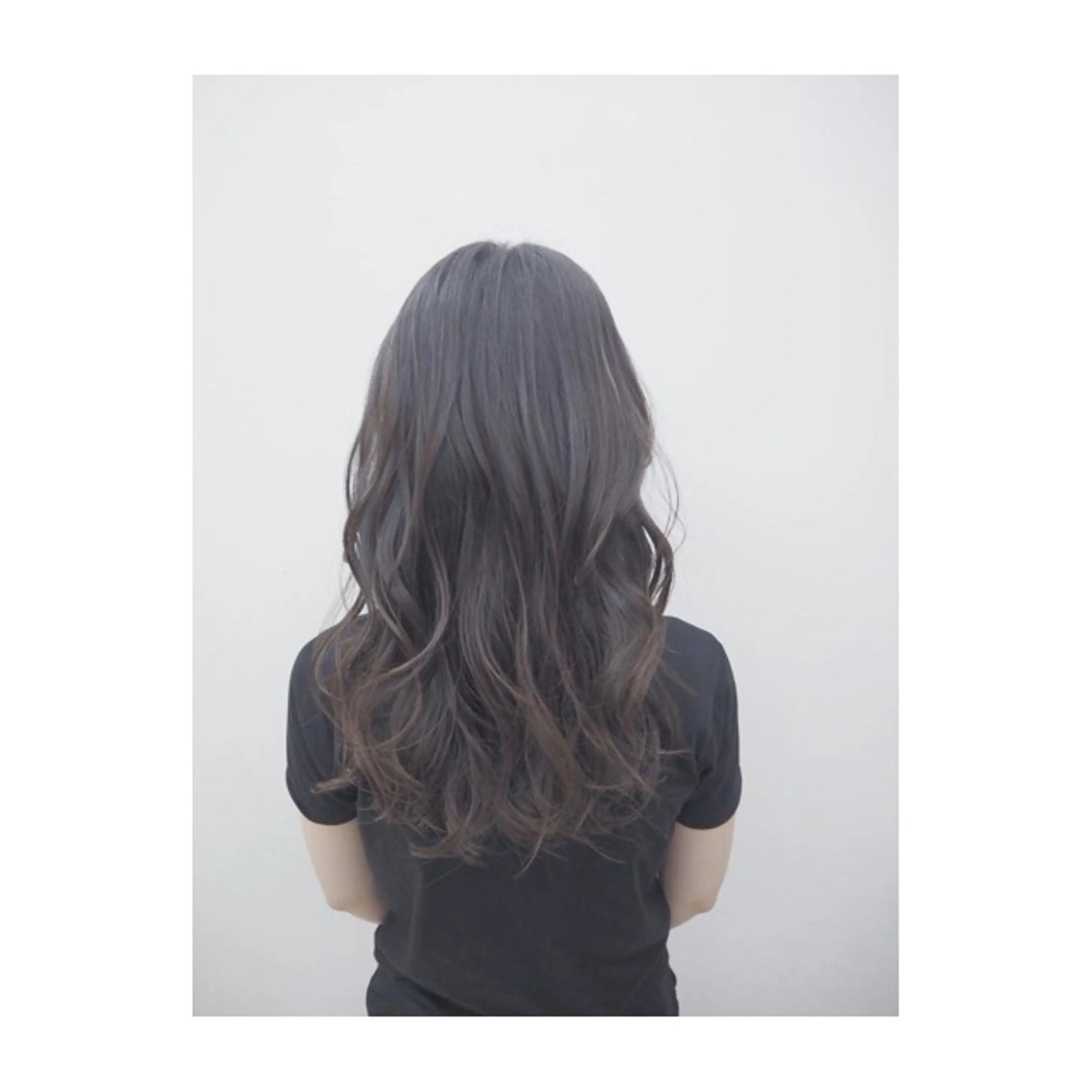 セミロング カラー 永岡 鉄平のヘアスタイル