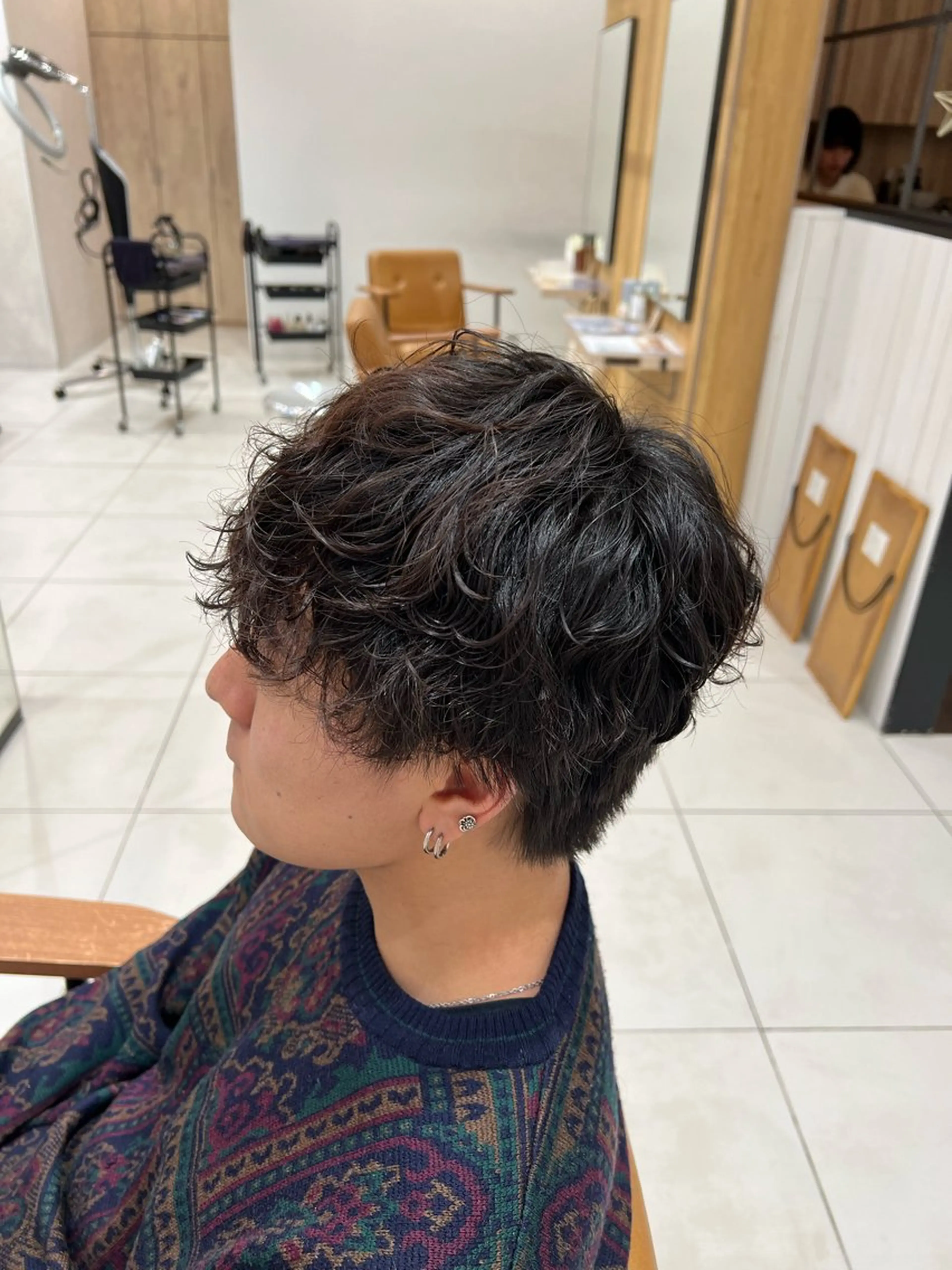 メンズ メンズパーマ メンズ特化フェザー パーマ🚗タケシのヘアスタイル