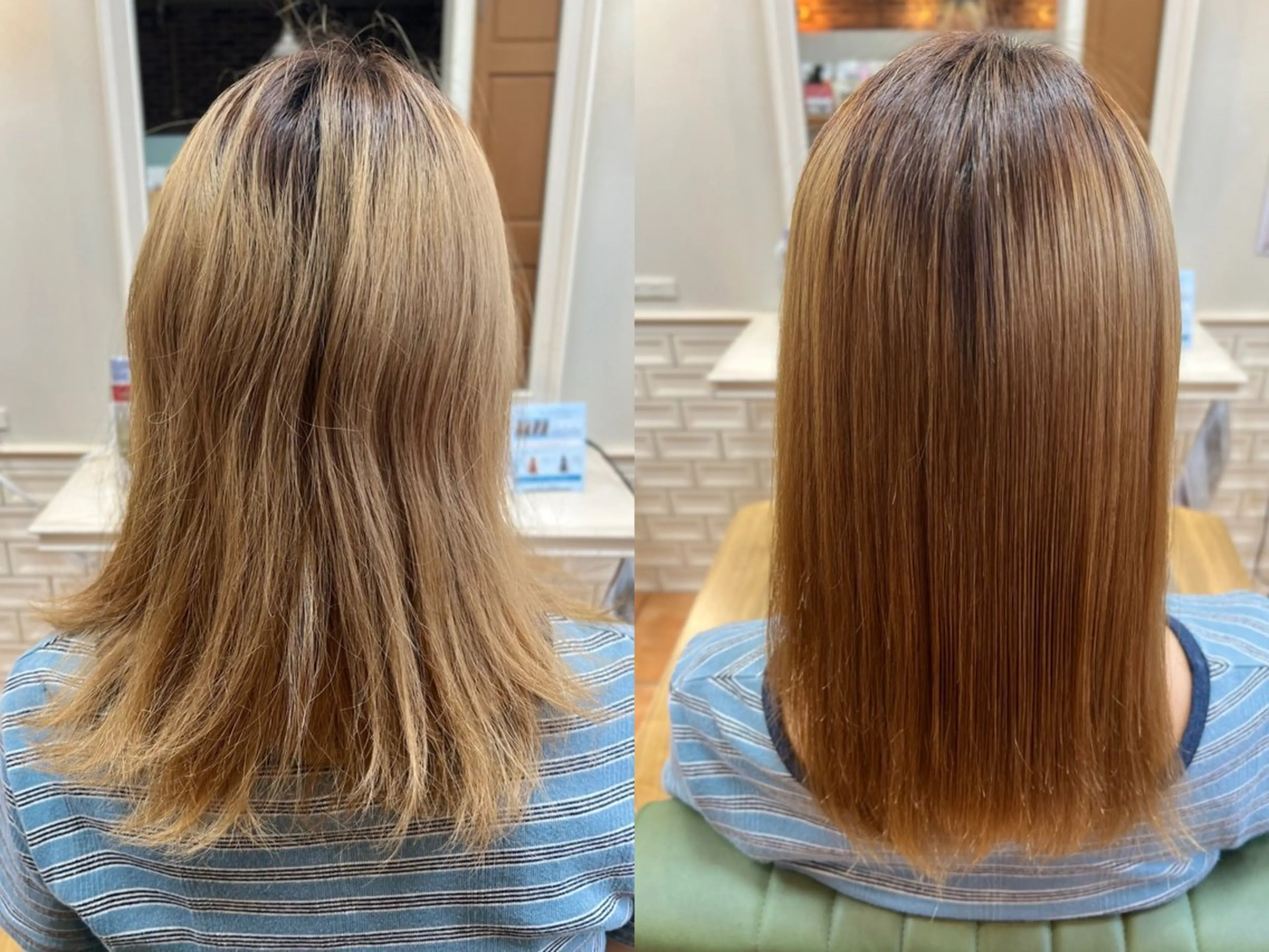 ミディアム パーマ 髪質改善✨縮毛矯正 美髪担当・大西真奈のヘアスタイル