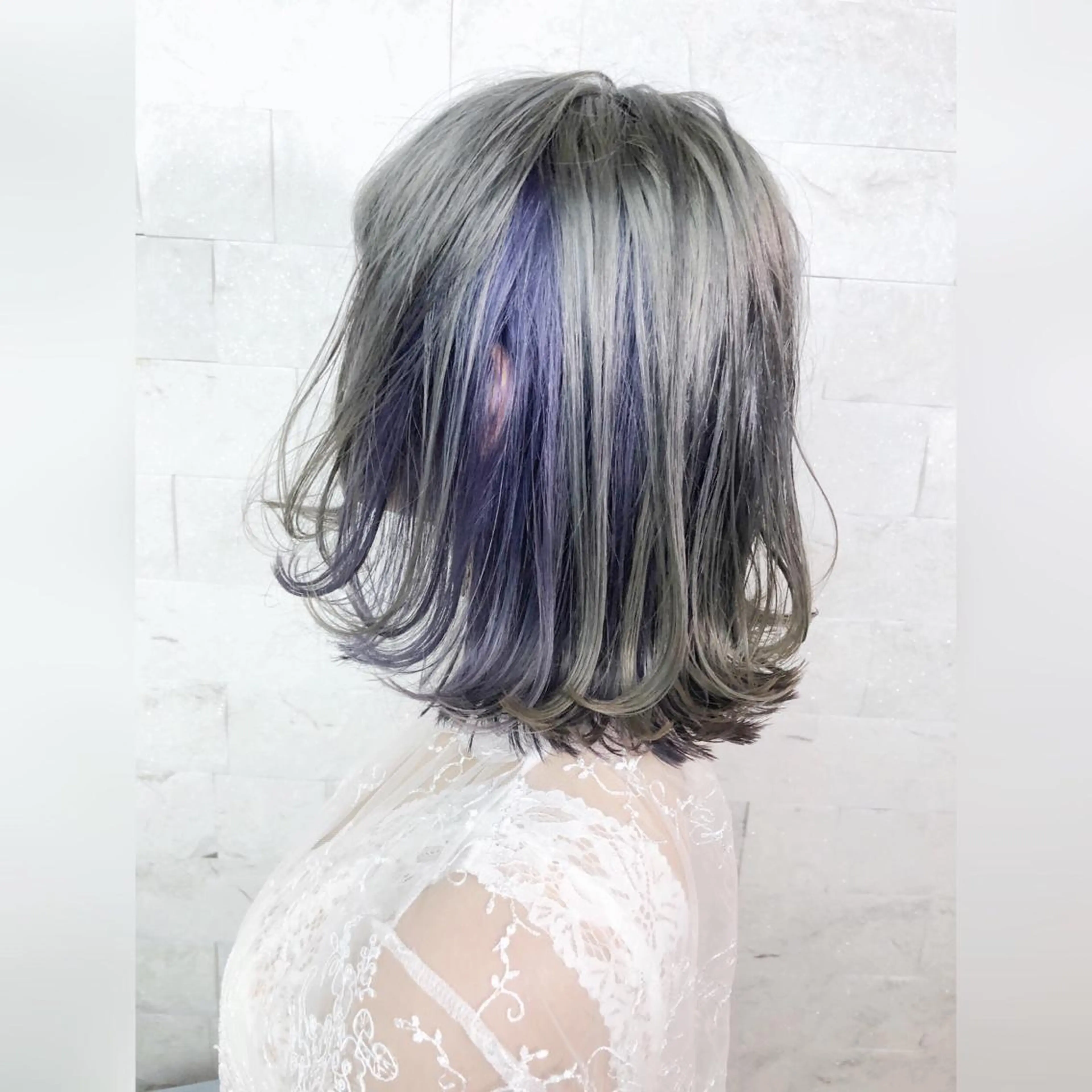 ミディアム カラー 圧倒的美髪ストレート ツダケイタロウのヘアスタイル