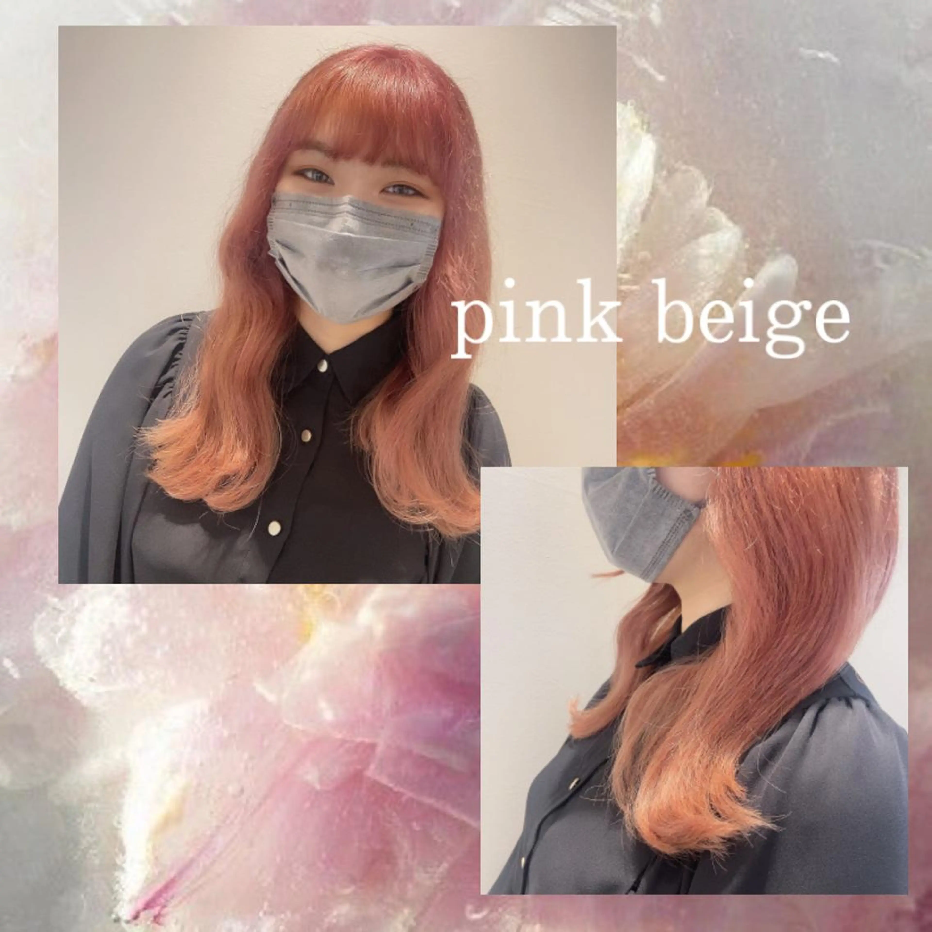 セミロング カラー ヘアアレンジ 透明感カラー ハイトーンカラー ヘアカラー トリートメント 🎀トップスタイリ スト湯川響🎀のヘアスタイル