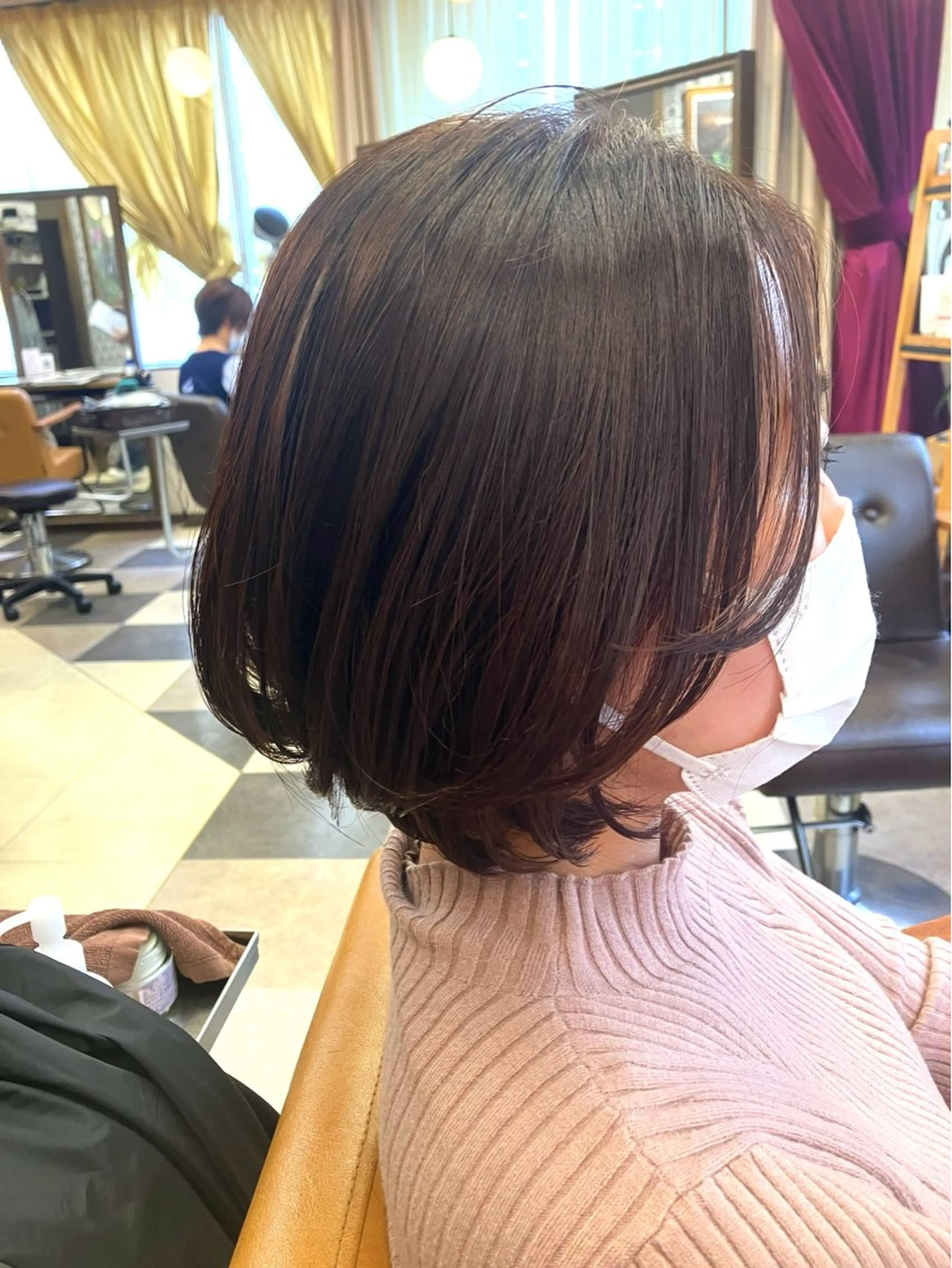 ショート 顔周りカット 阿部 雲母のヘアスタイル