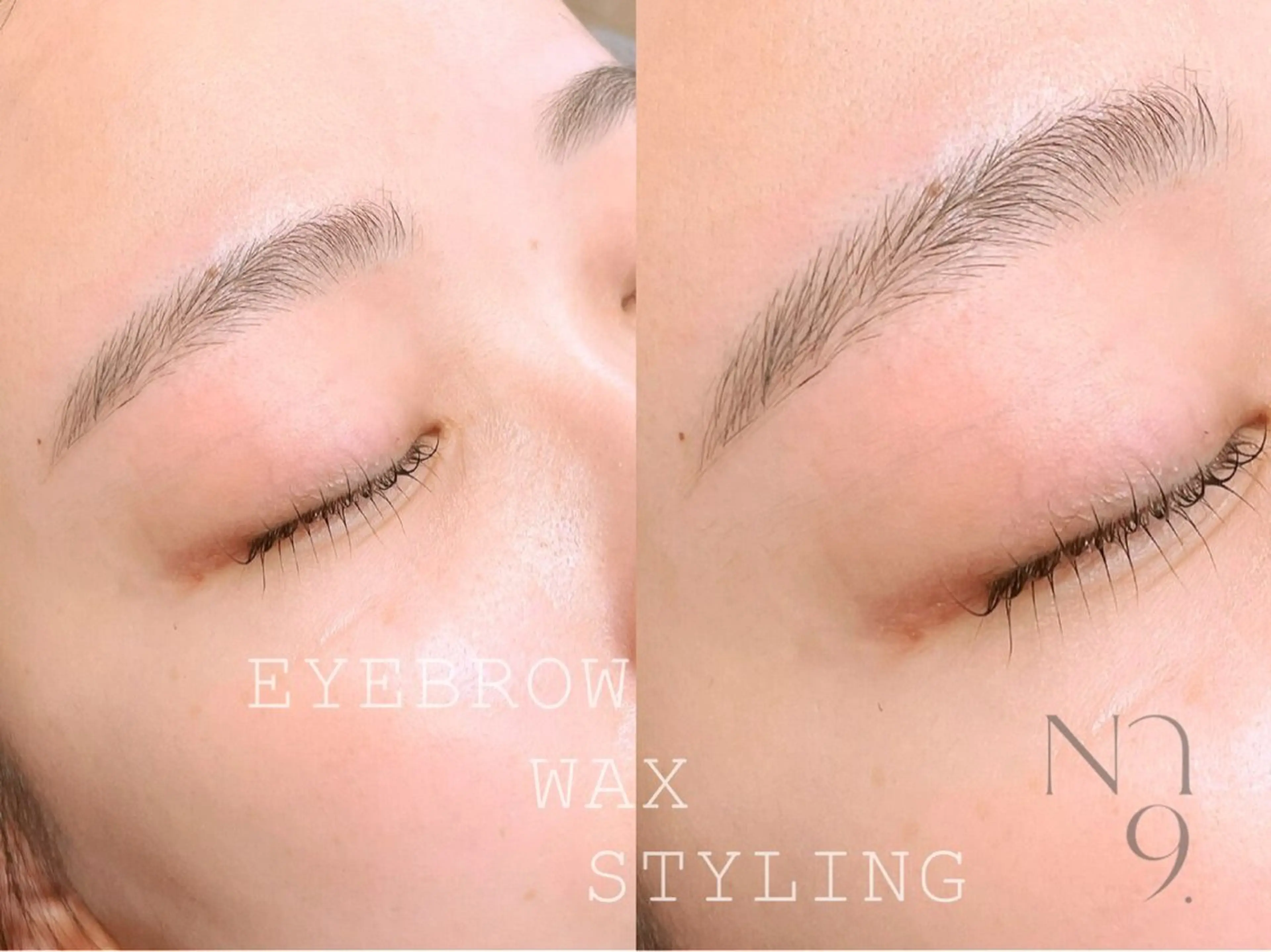 レディース眉WAX➕間引き✨スタイリングモデルの写真