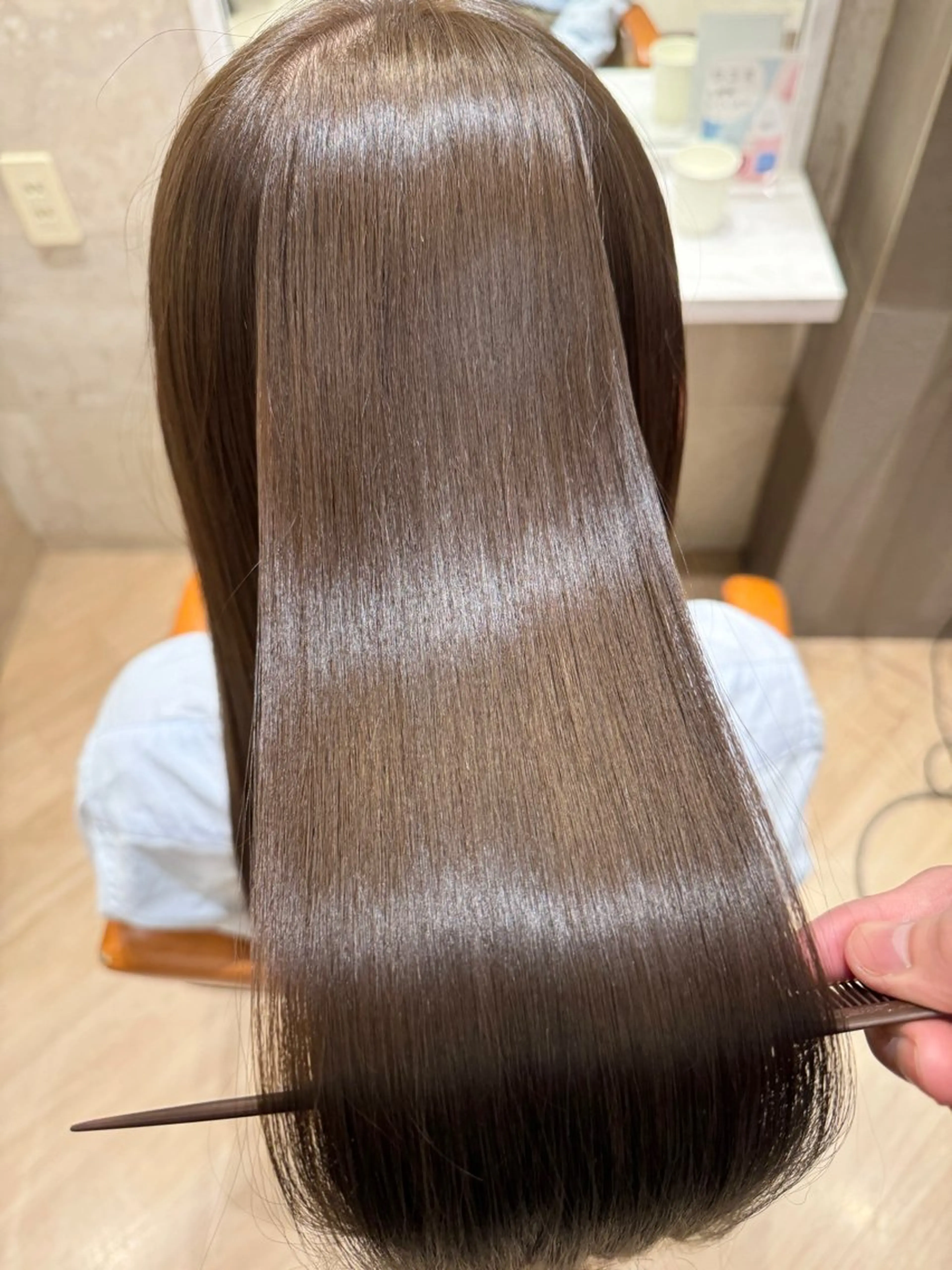 セミロング カット ヘアカラー トリートメント 💫艶髪💫 ✂︎佐久間俊生✂︎のヘアスタイル