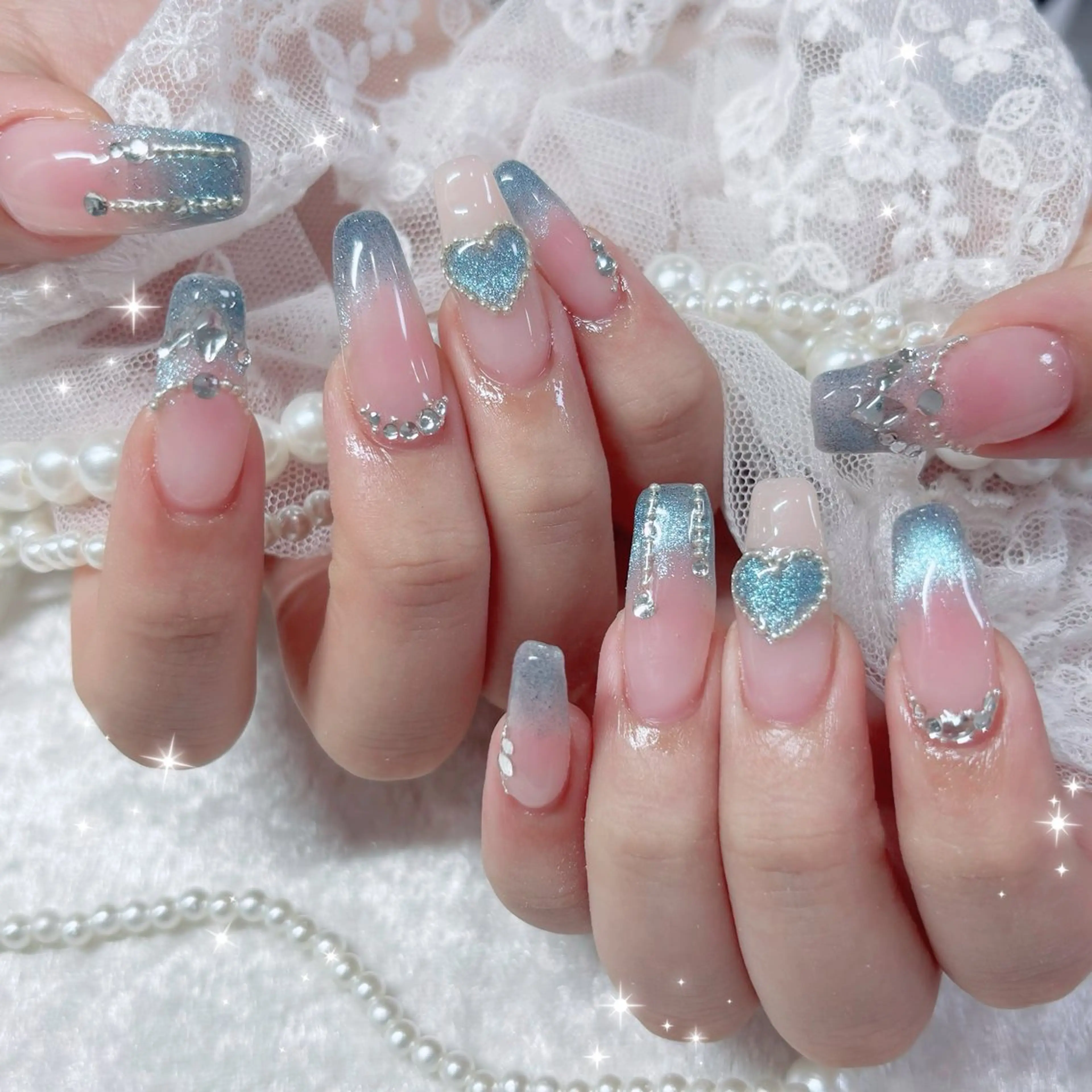 メンズ ネイル マグネットネイル Nao 🎀💕のネイルデザイン