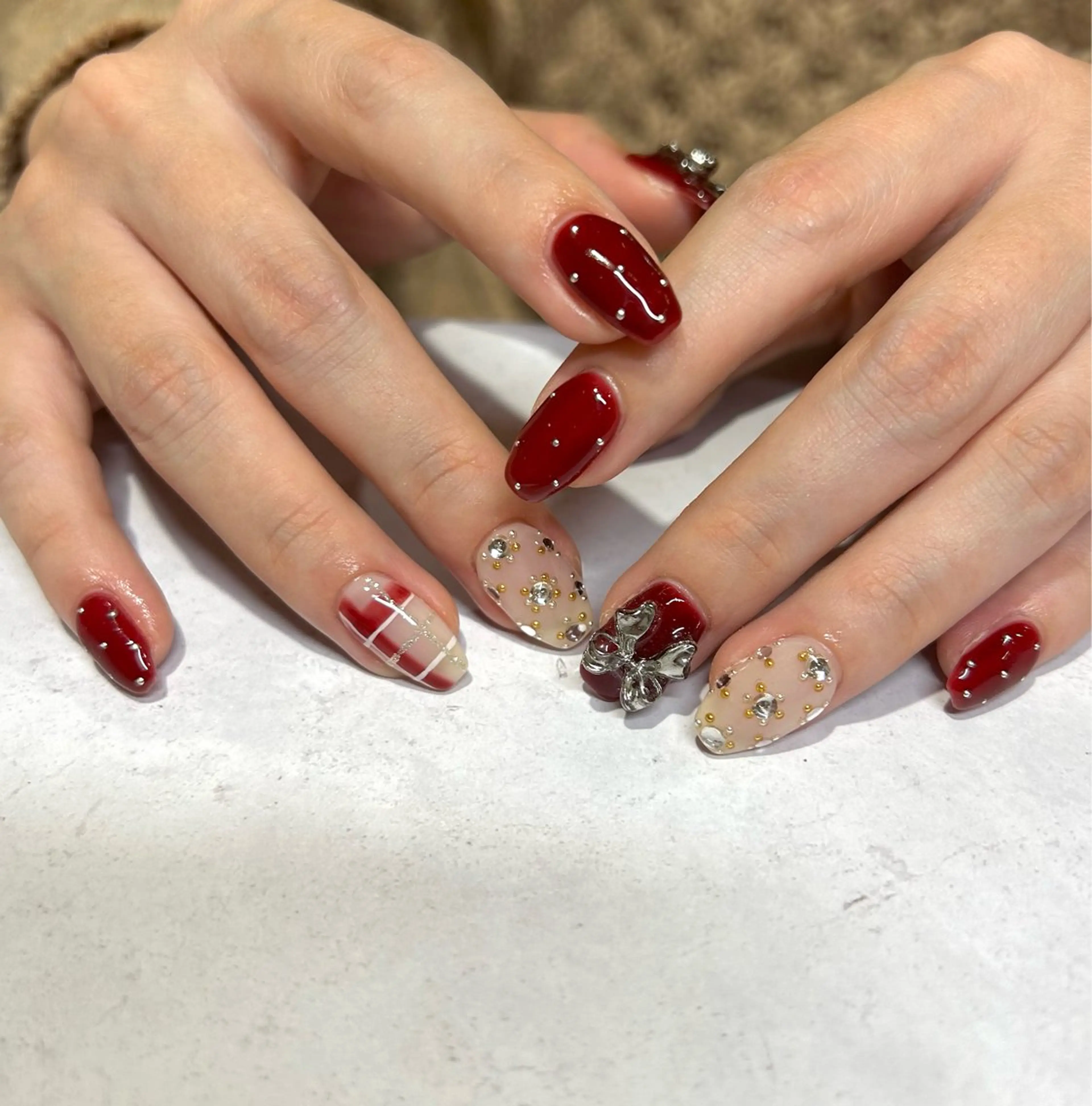 ネイル ハンドネイル 福田 麻耶のネイルデザイン