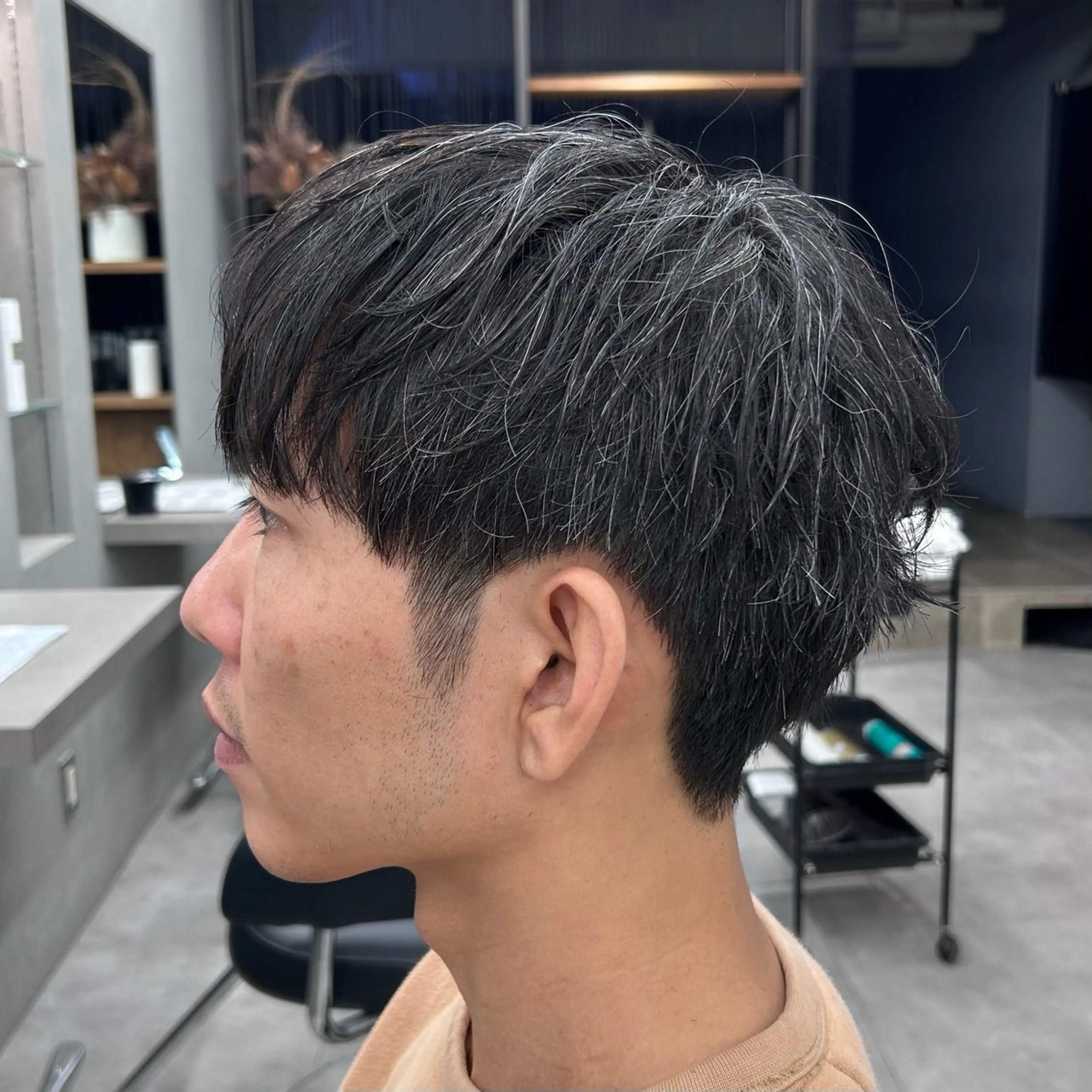 メンズ マッシュ 刈り上げ カット 👑原宿メンズパーマ /原宿/かずま👑のヘアスタイル