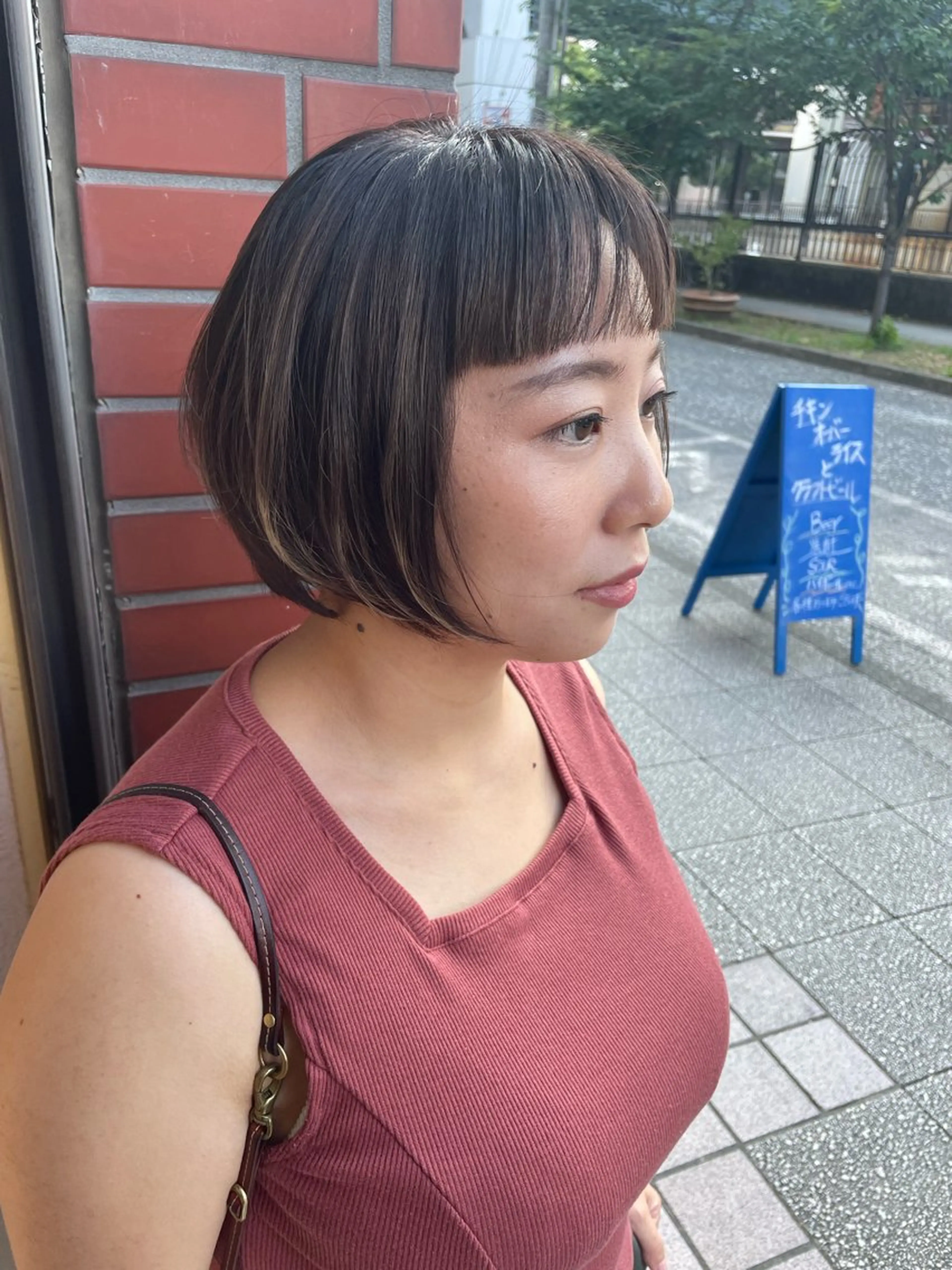 ショート ショートボブ ボブ オン眉 ショートヘア 👑派手髪/カット 👑ANRYのヘアスタイル