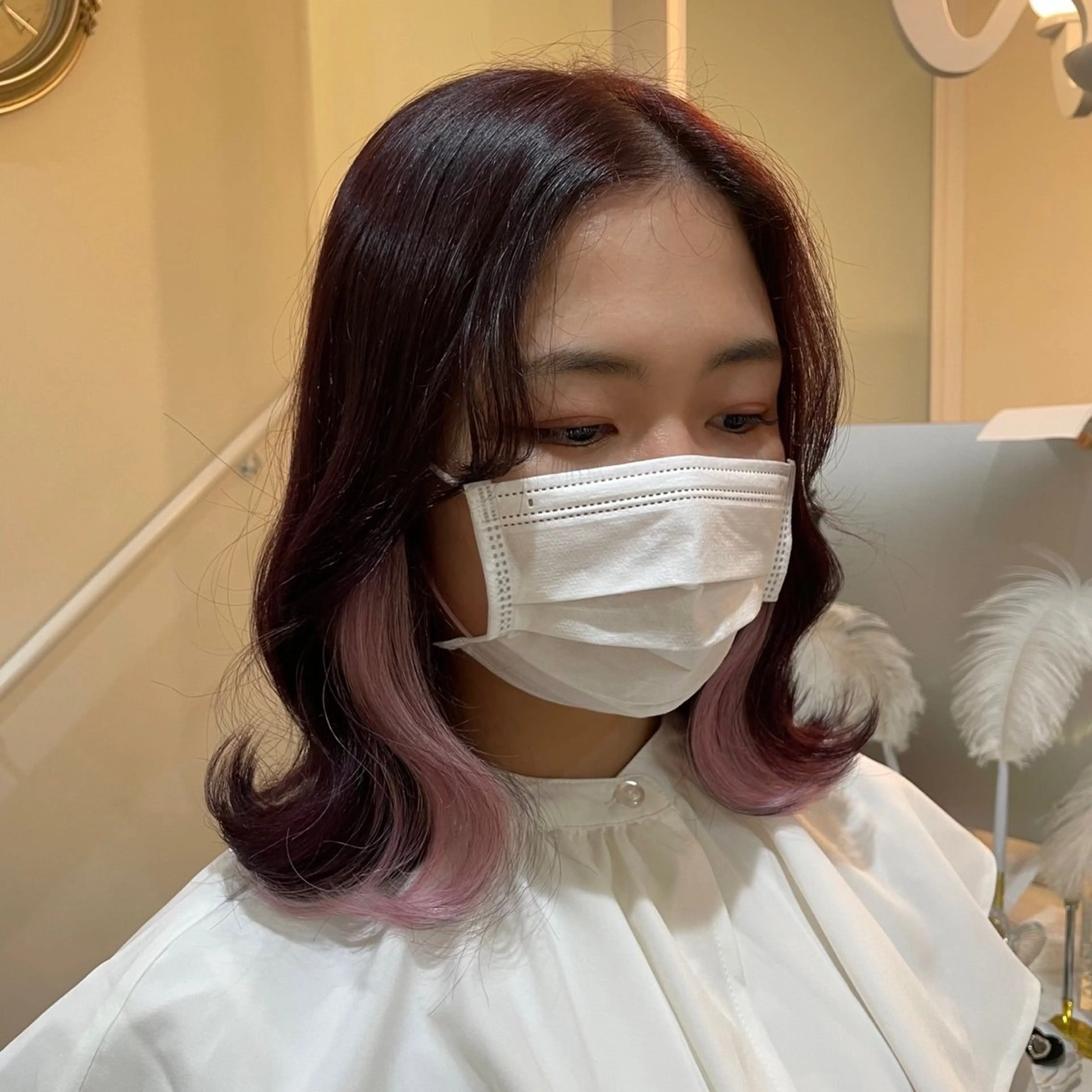 ミディアム ヘアアレンジ カラーモデル募集中 ‎🤍AMANE🤍のヘアスタイル