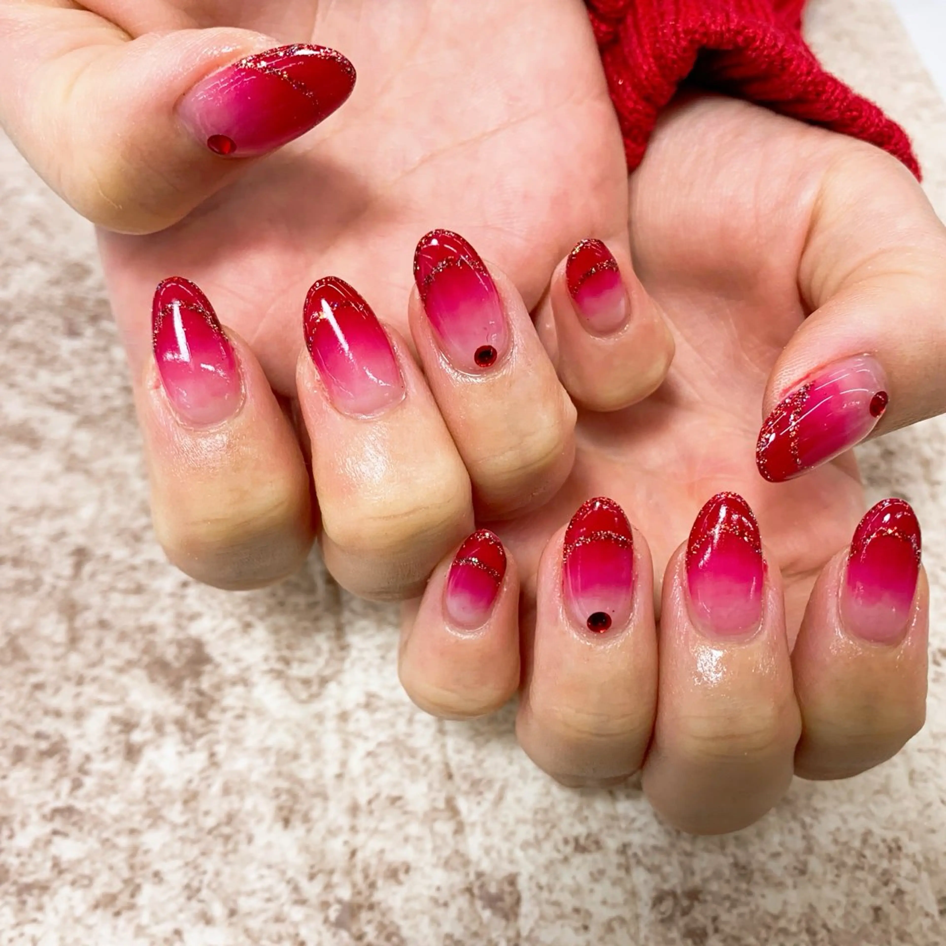 ネイル ⭐︎休業中の練習⭐︎ JNA認定講師髙橋のネイルデザイン