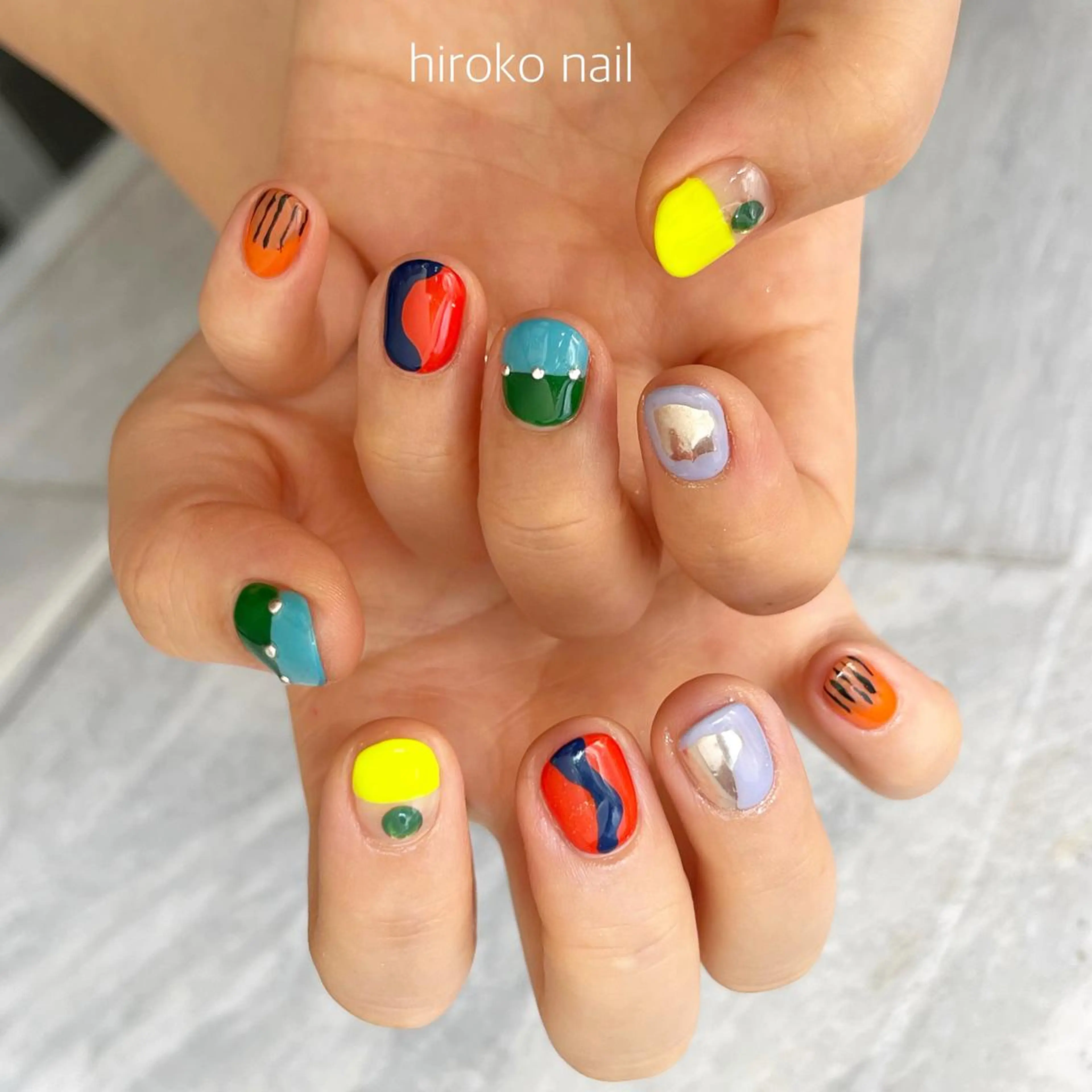 ショート ネイル hiroko nailのネイルデザイン