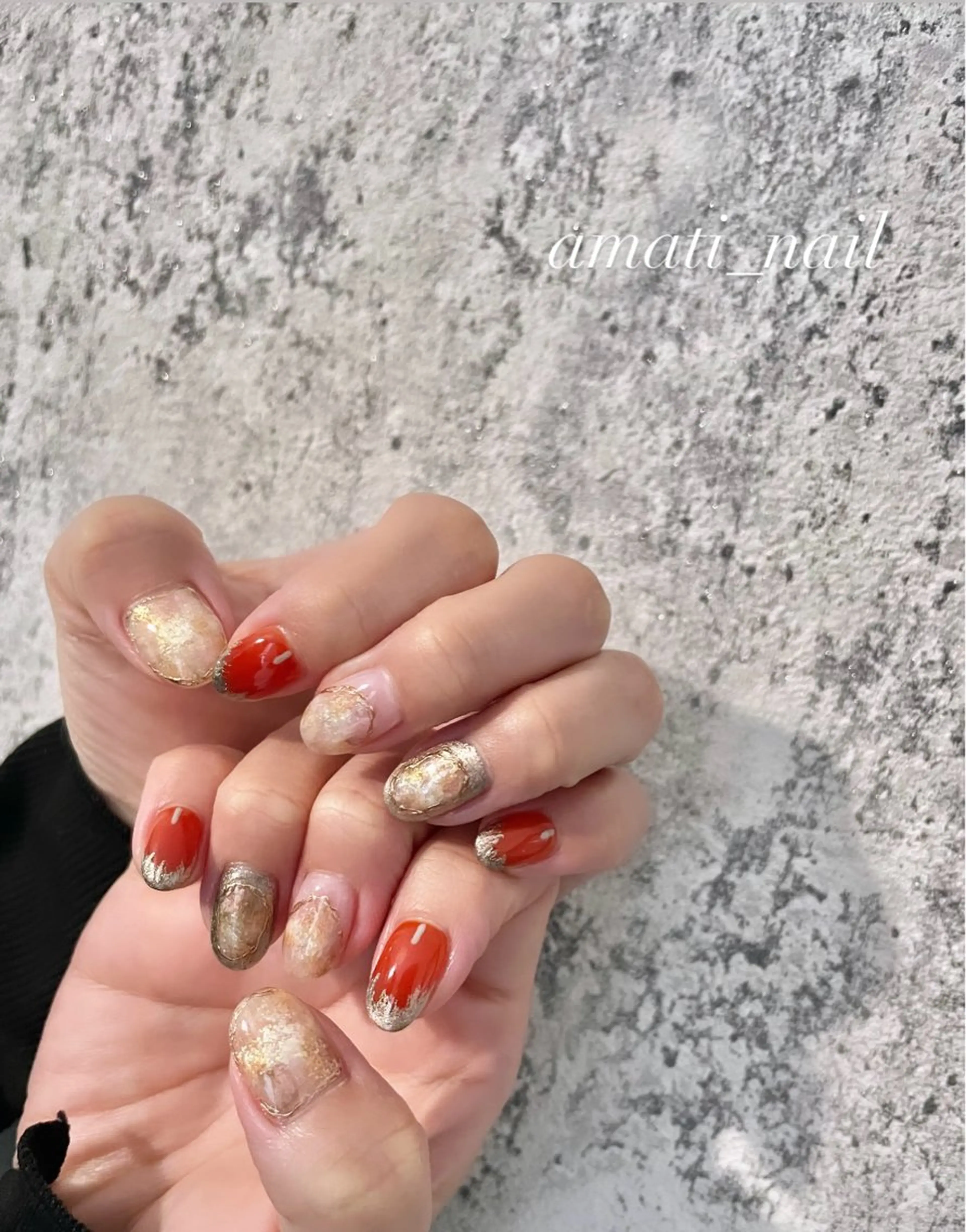 ネイル フットネイル ジェルネイル マグネットネイル ミラーネイル ニュアンスネイル ハンドネイル amati_nail TAKAKOのネイルデザイン