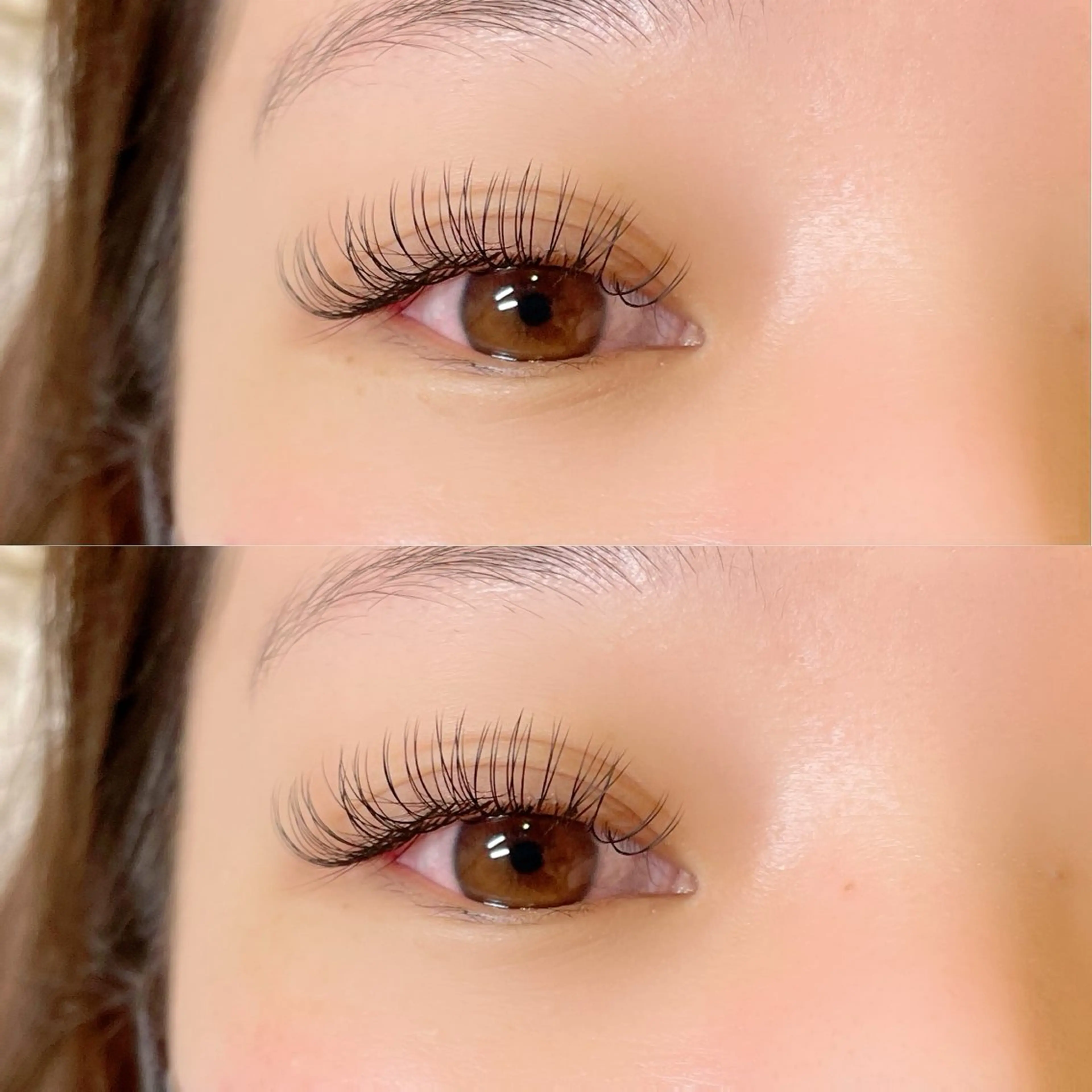 《ミニモ学割🎀》ダブルフラットラッシュ80束‎︎(160本)💛【リペアOK】/ アイシャンプー付き𓂃🫧‪の写真