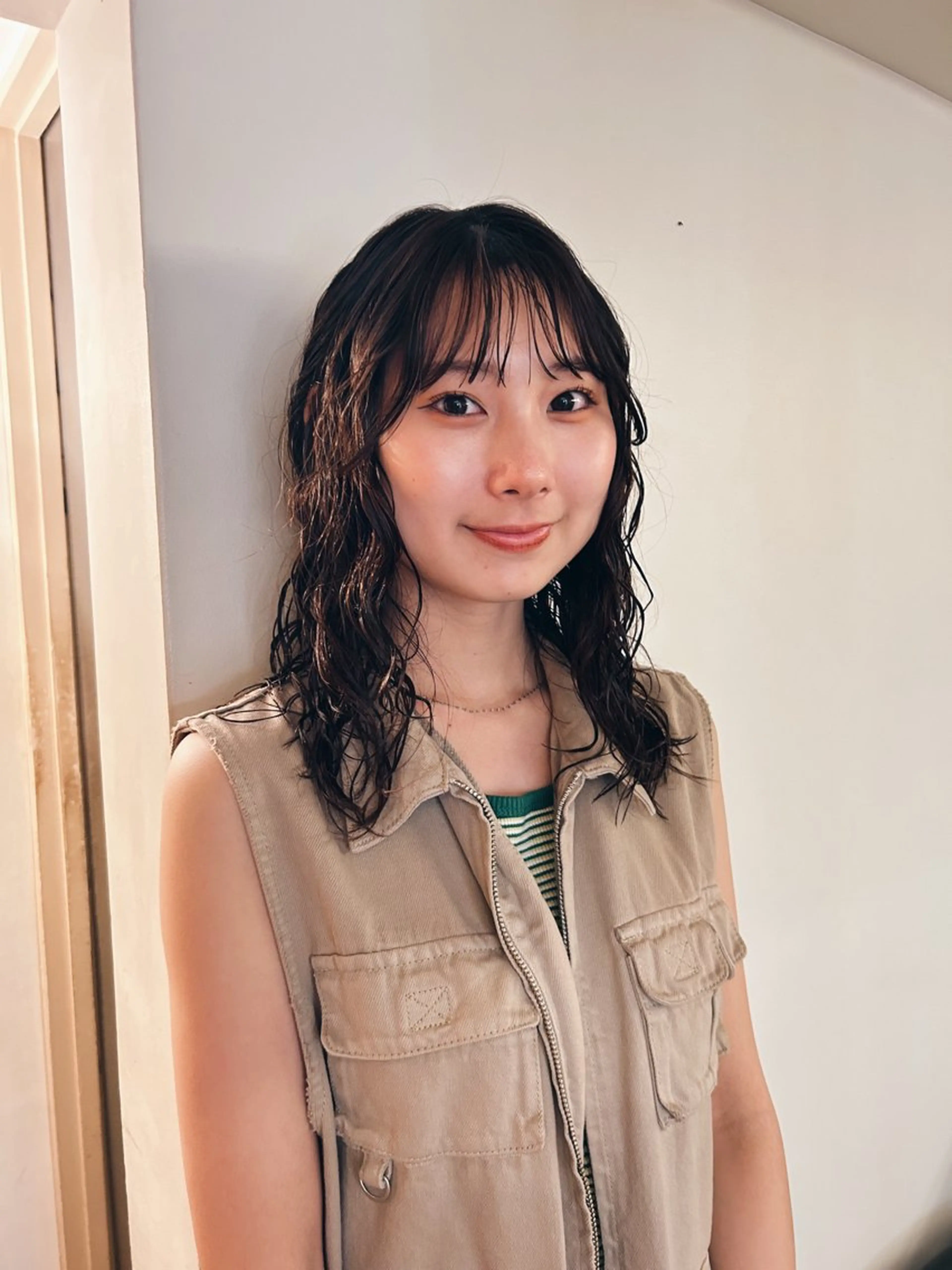 ロング カット パーマ トリートメント 似合わせパーマ 🌼カンナのヘアスタイル