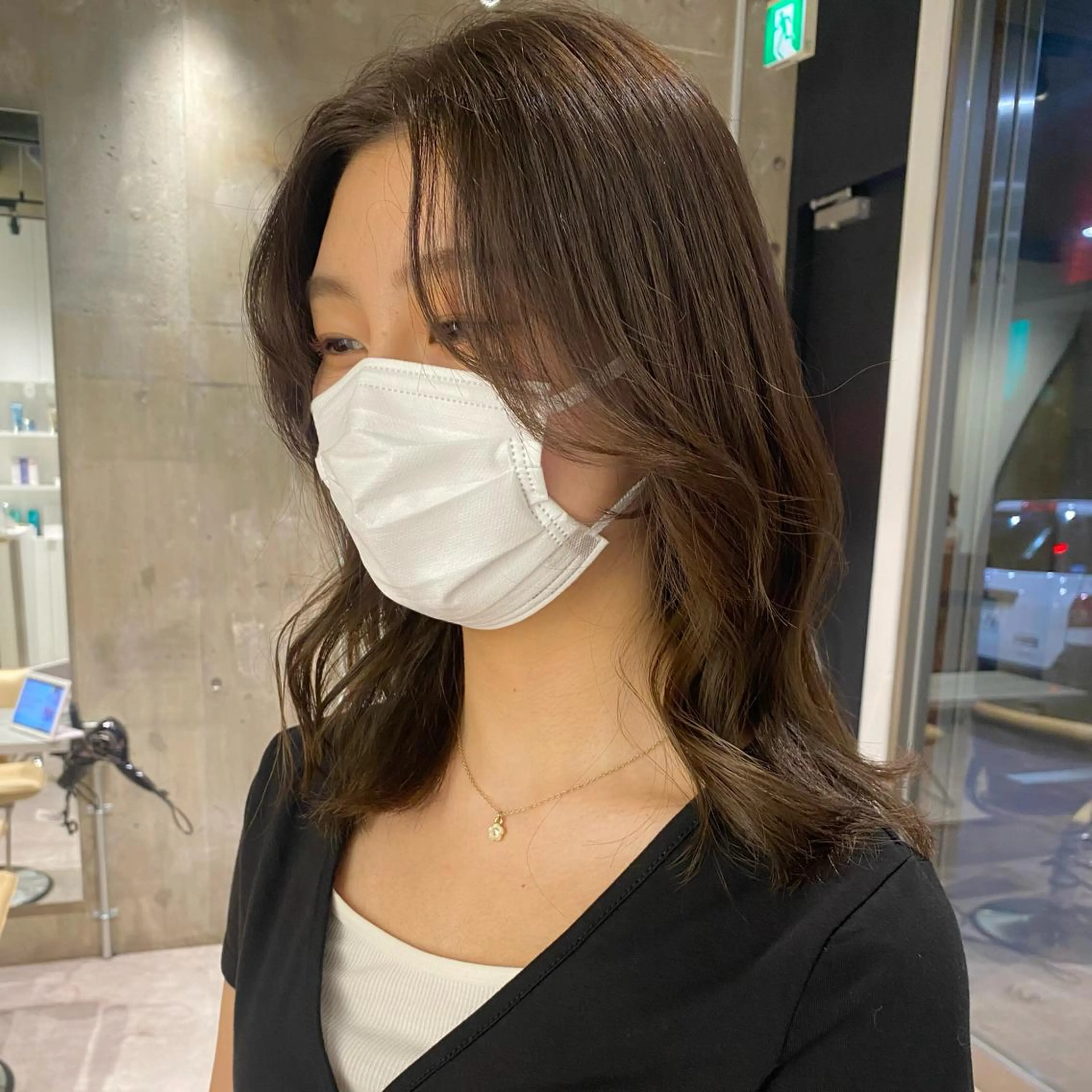 ミディアム カラー ヘアカラー mina🪐立川駅/ 無料ショートカットのヘアスタイル