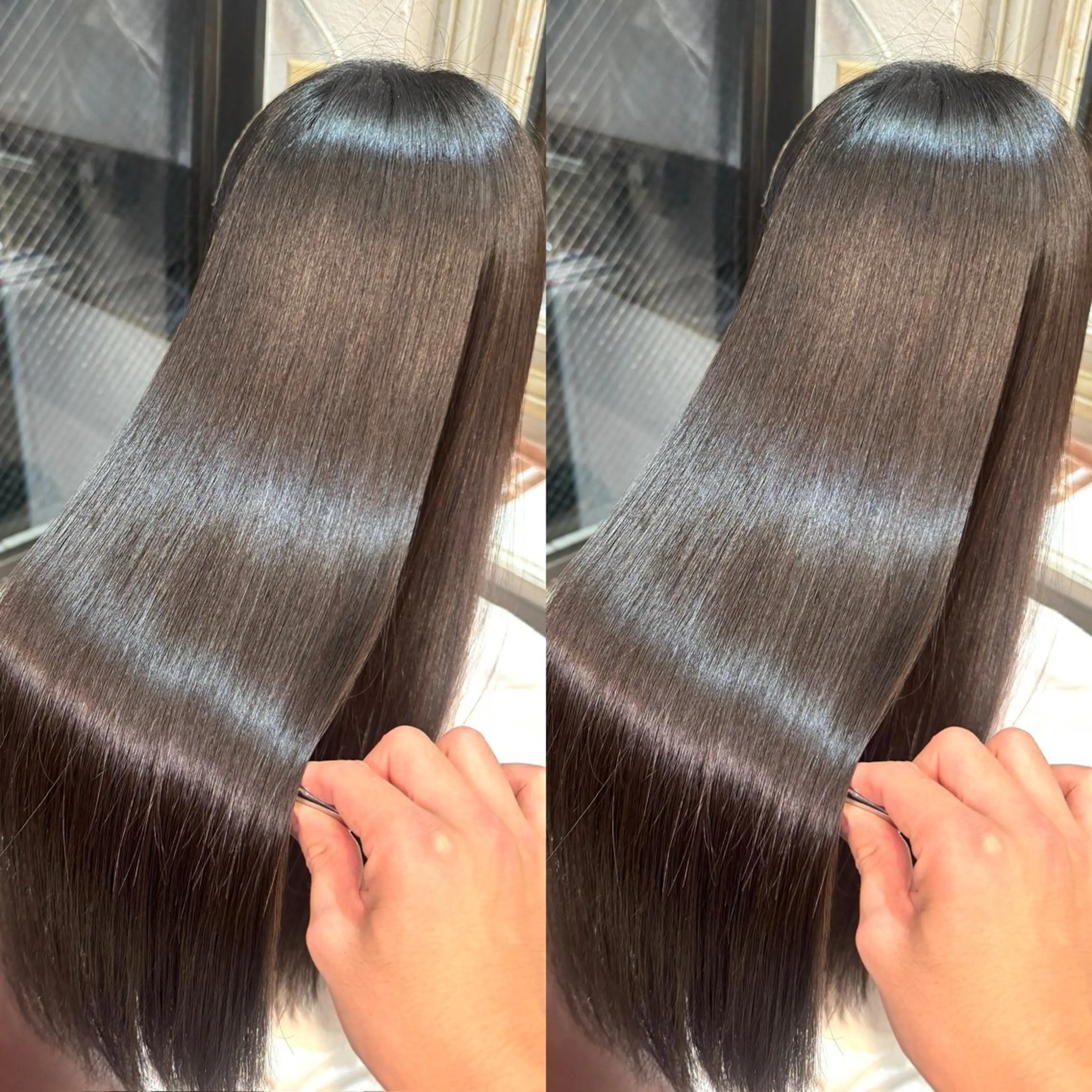 ロング 縮毛矯正 トリートメント F Beauty表参道所属・髪質改善/縮毛矯正/ レイヤーカット/ガブのヘアスタイル