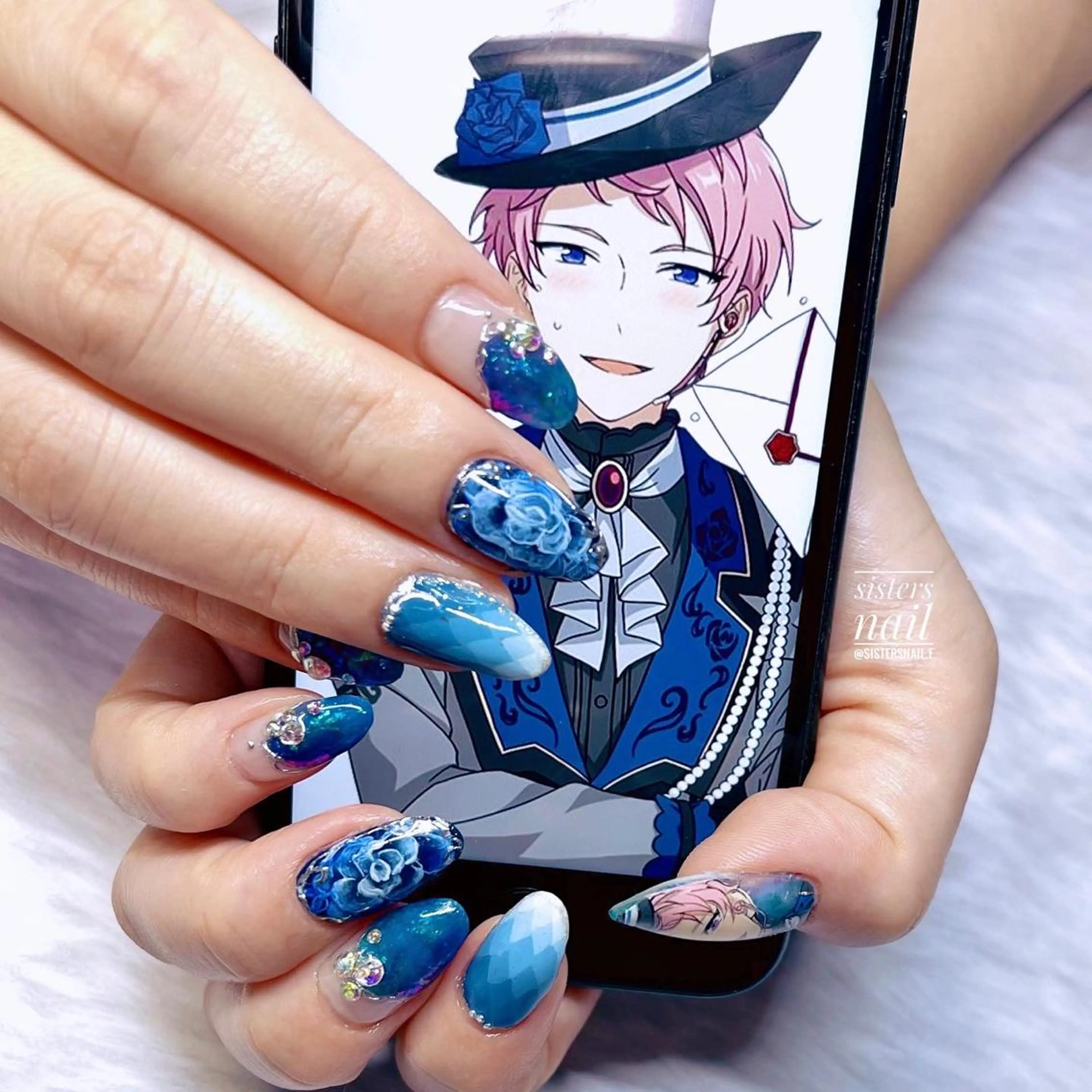 ネイル アートネイル フレンチネイル グラデーション sisters nail.fのネイルデザイン