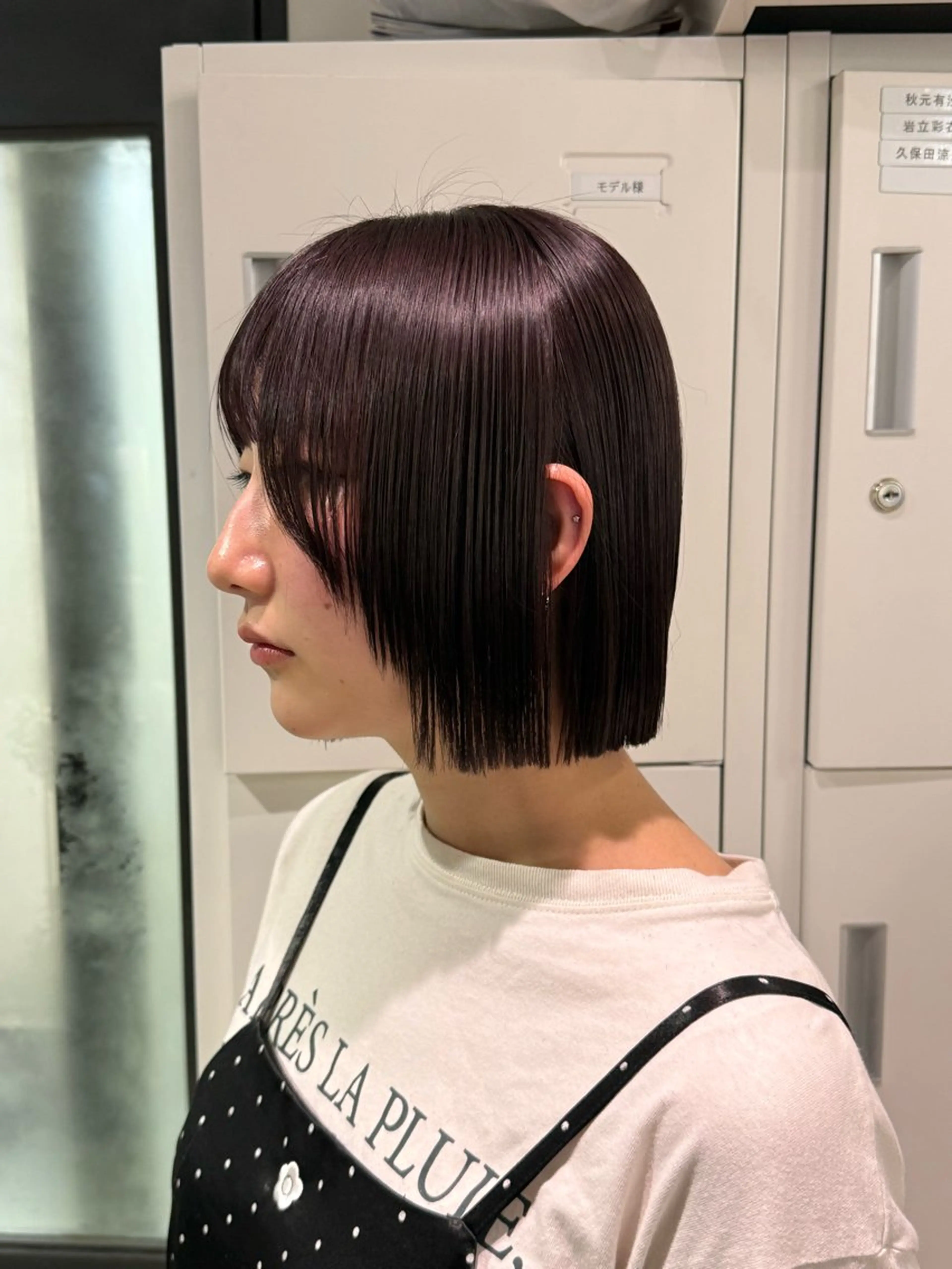 ミディアム カット ヘアカラー トリートメント カラー/パ ーマ/松野和志のヘアスタイル