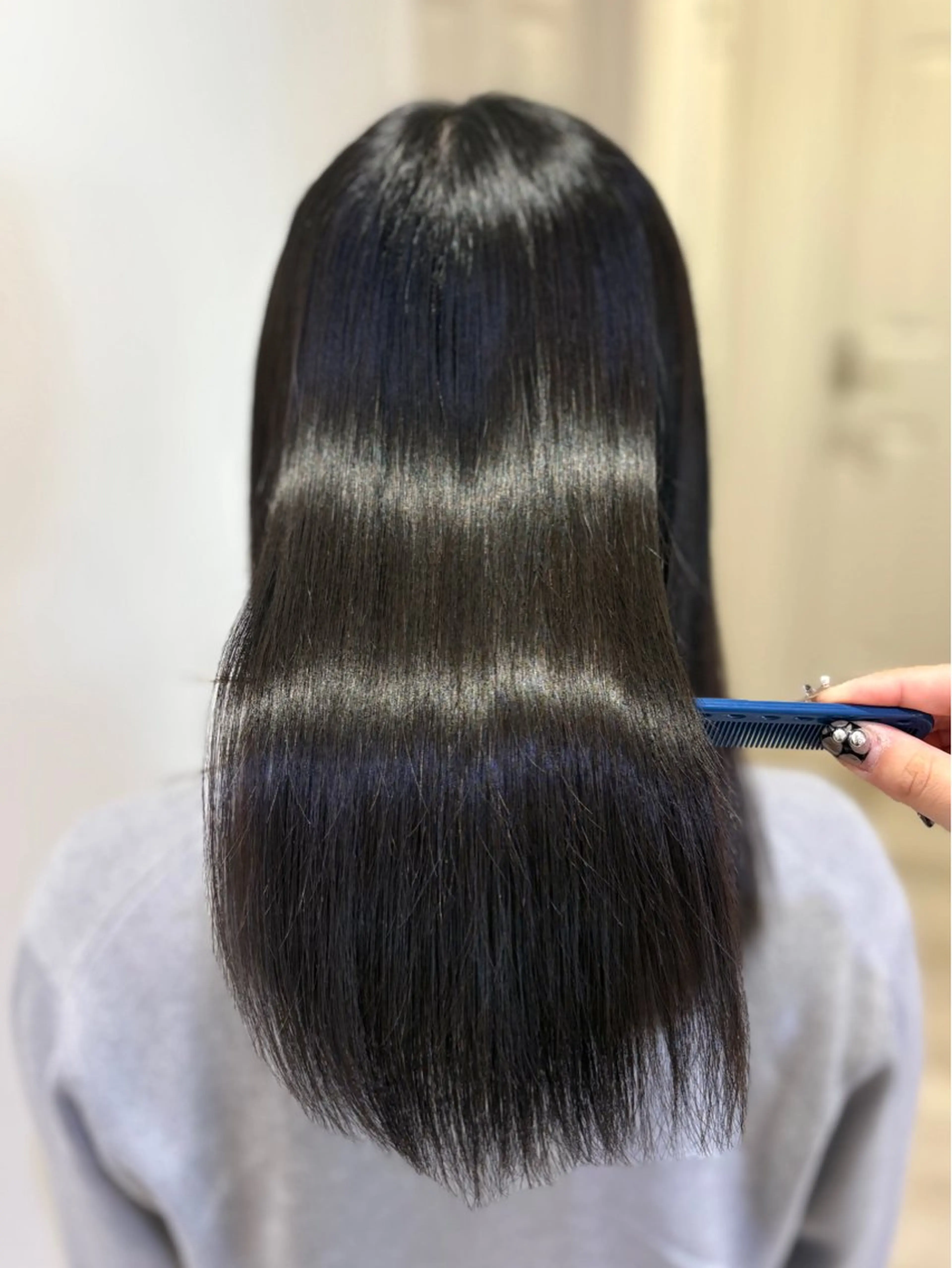ロング カラー 💙mai🫧 縮毛矯正・ハイライトのヘアスタイル