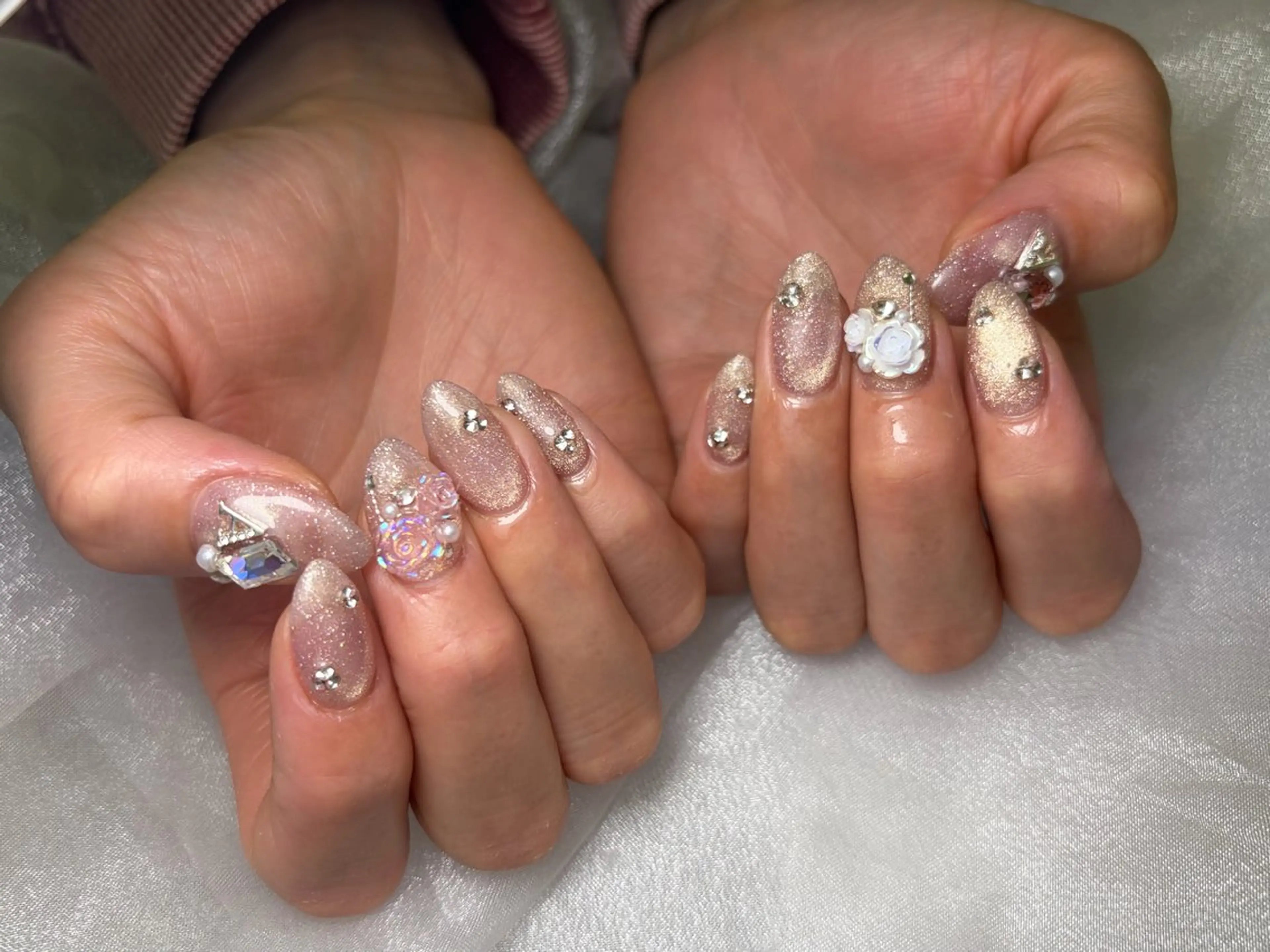 ネイル ハンドネイル Mana‪ ‪·͜· ❤︎‬のネイルデザイン