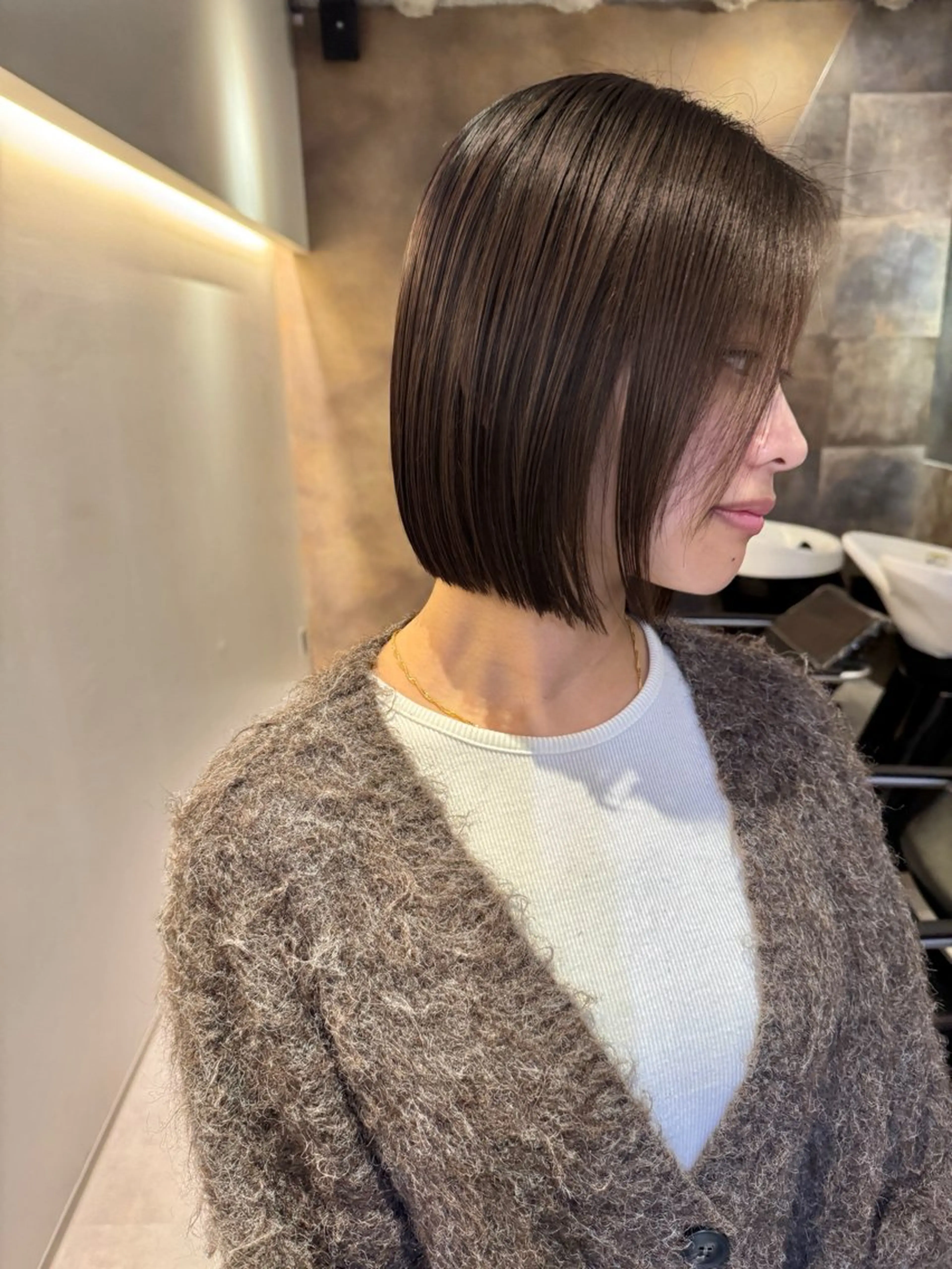 ミディアム カット 三輪 恭平のヘアスタイル