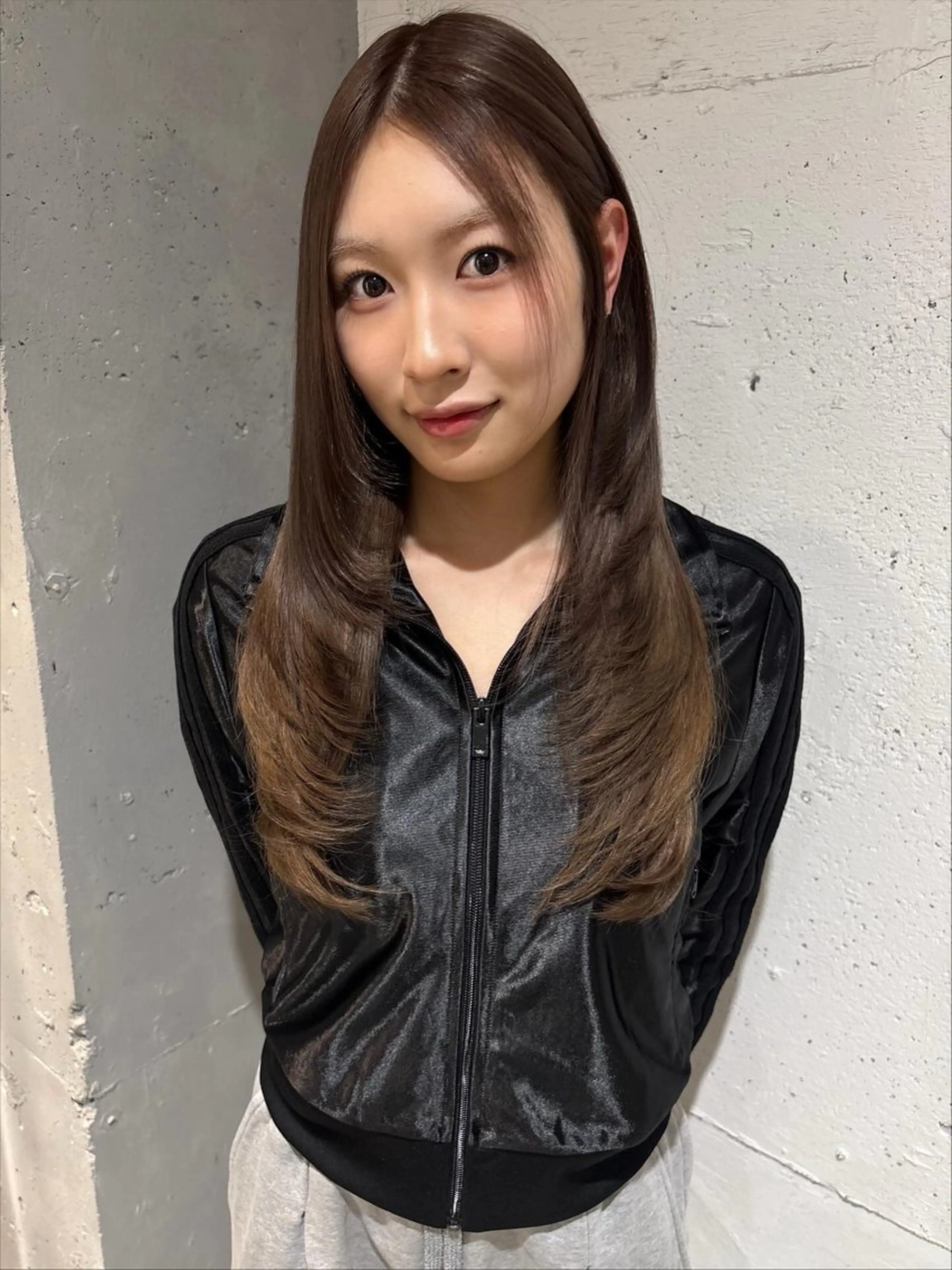 ロング カット ヘアカラー トリートメント Juna✂️ レイヤー / ボブのヘアスタイル