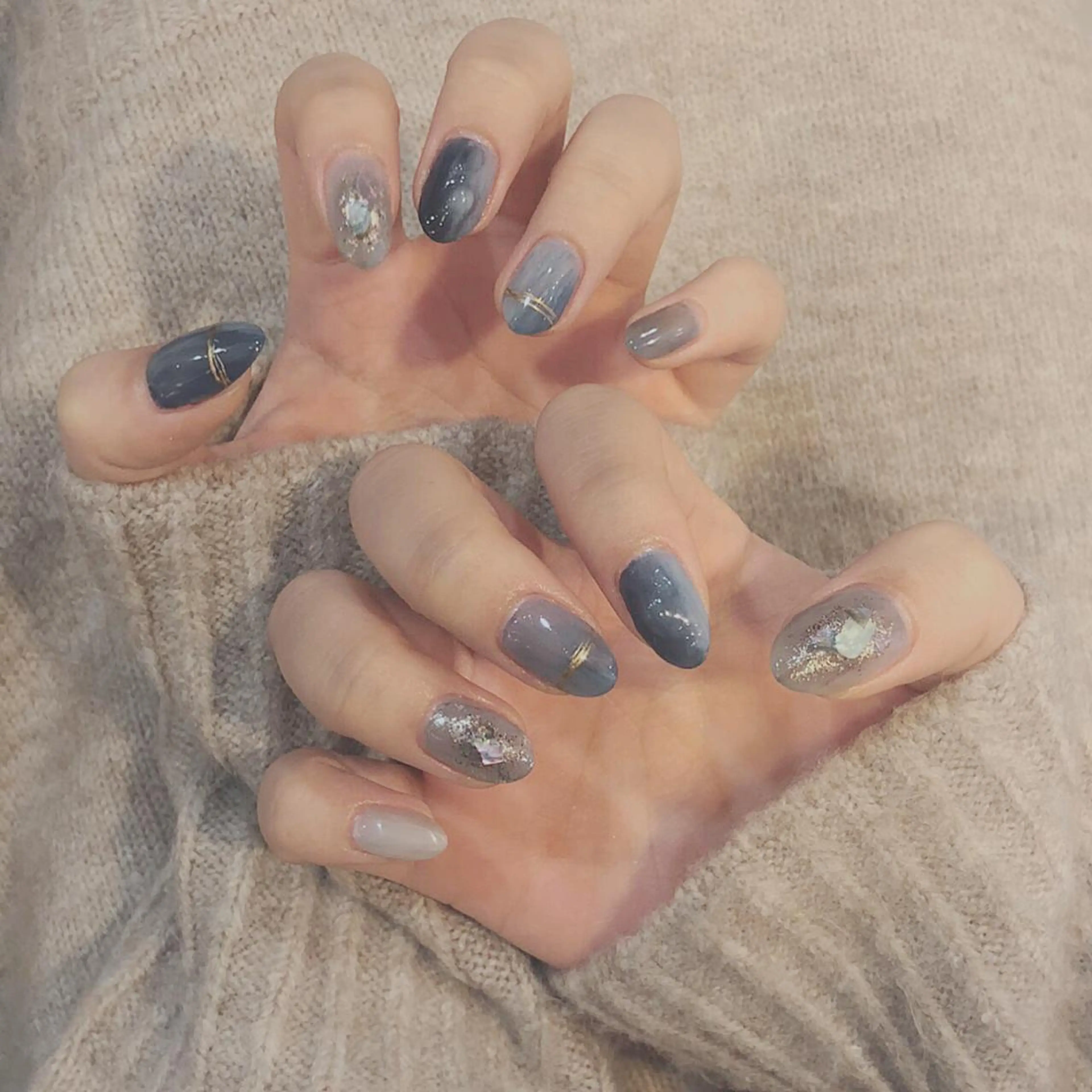 ネイル 中牟田 彩水のネイルデザイン