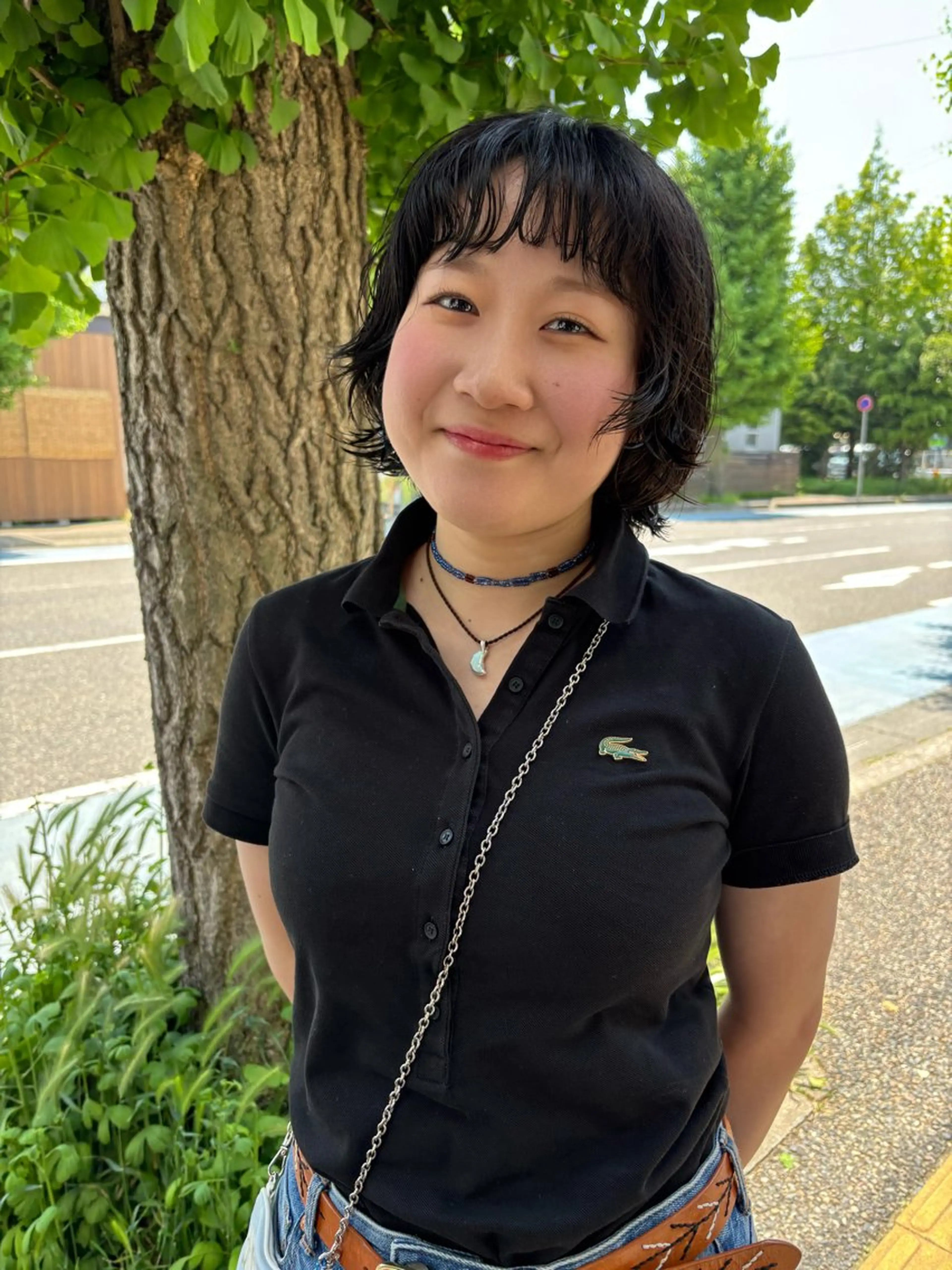 ショート パーマ 小日向 沙織のヘアスタイル