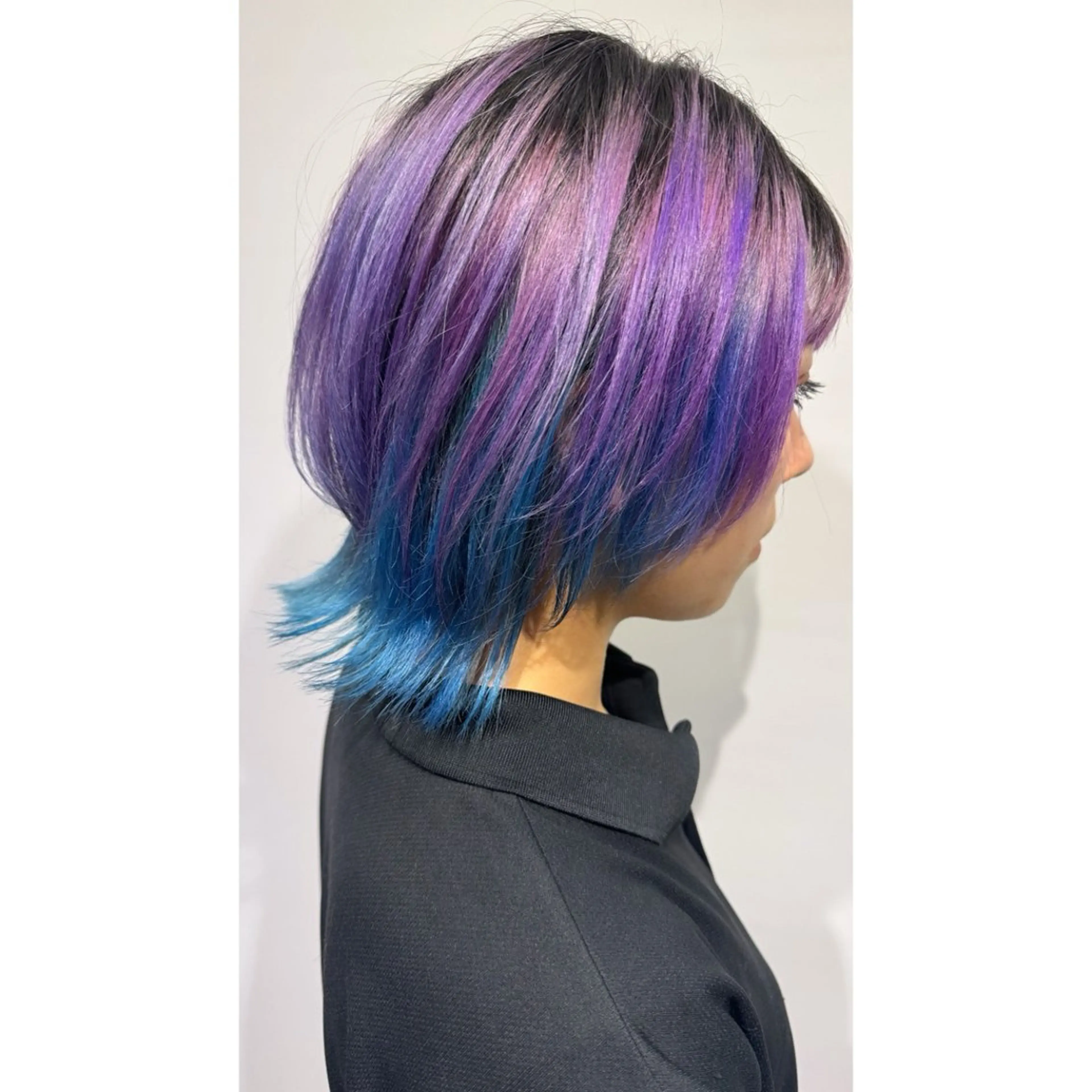 ミディアム カラー カット ヘアカラー トリートメント beaute錦糸町 🦖⋆͛yuka💚のヘアスタイル