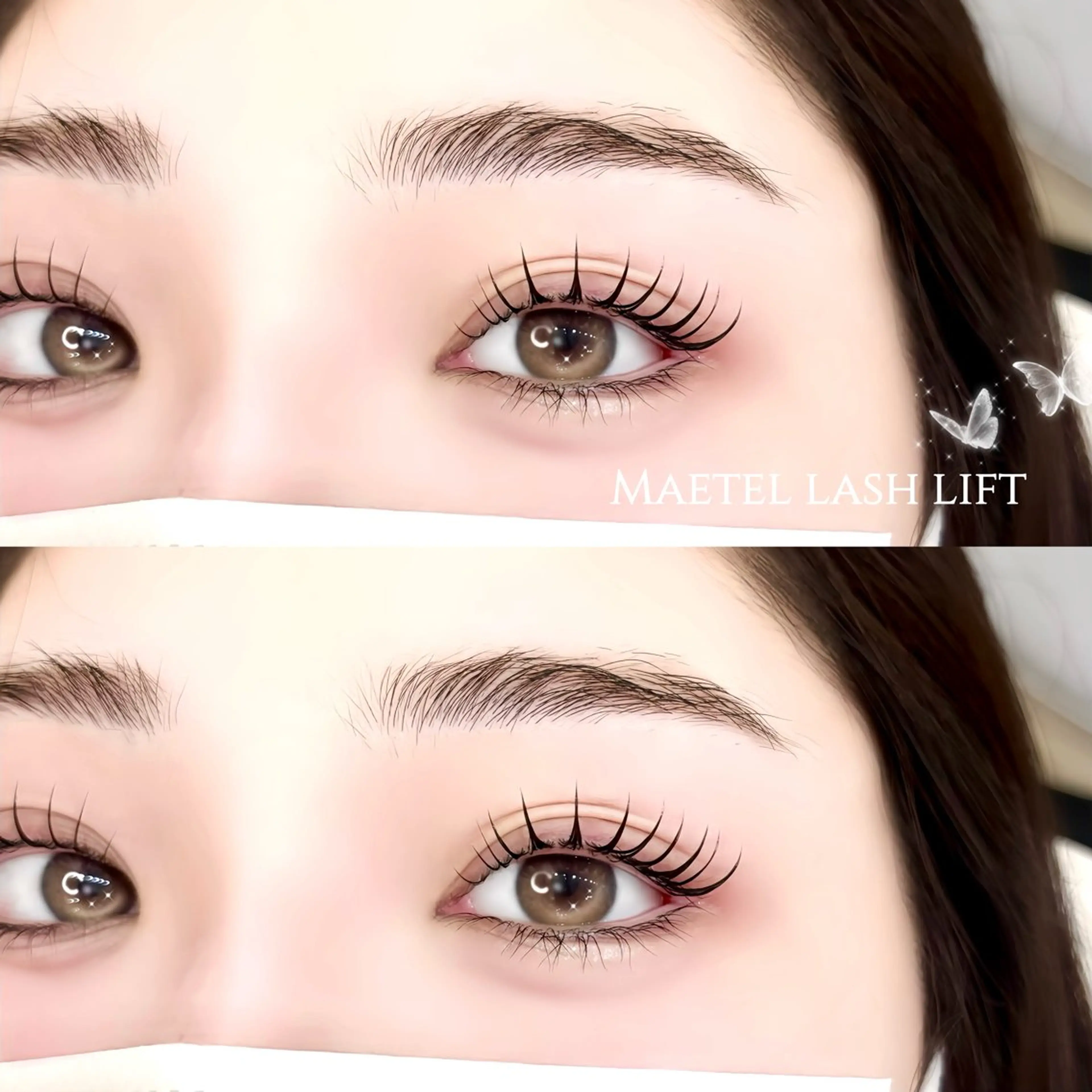 【目幅1.5倍!!】まつげパーマ パリジェンヌ上下 ¥ 5480-束間仕上げ♡の写真