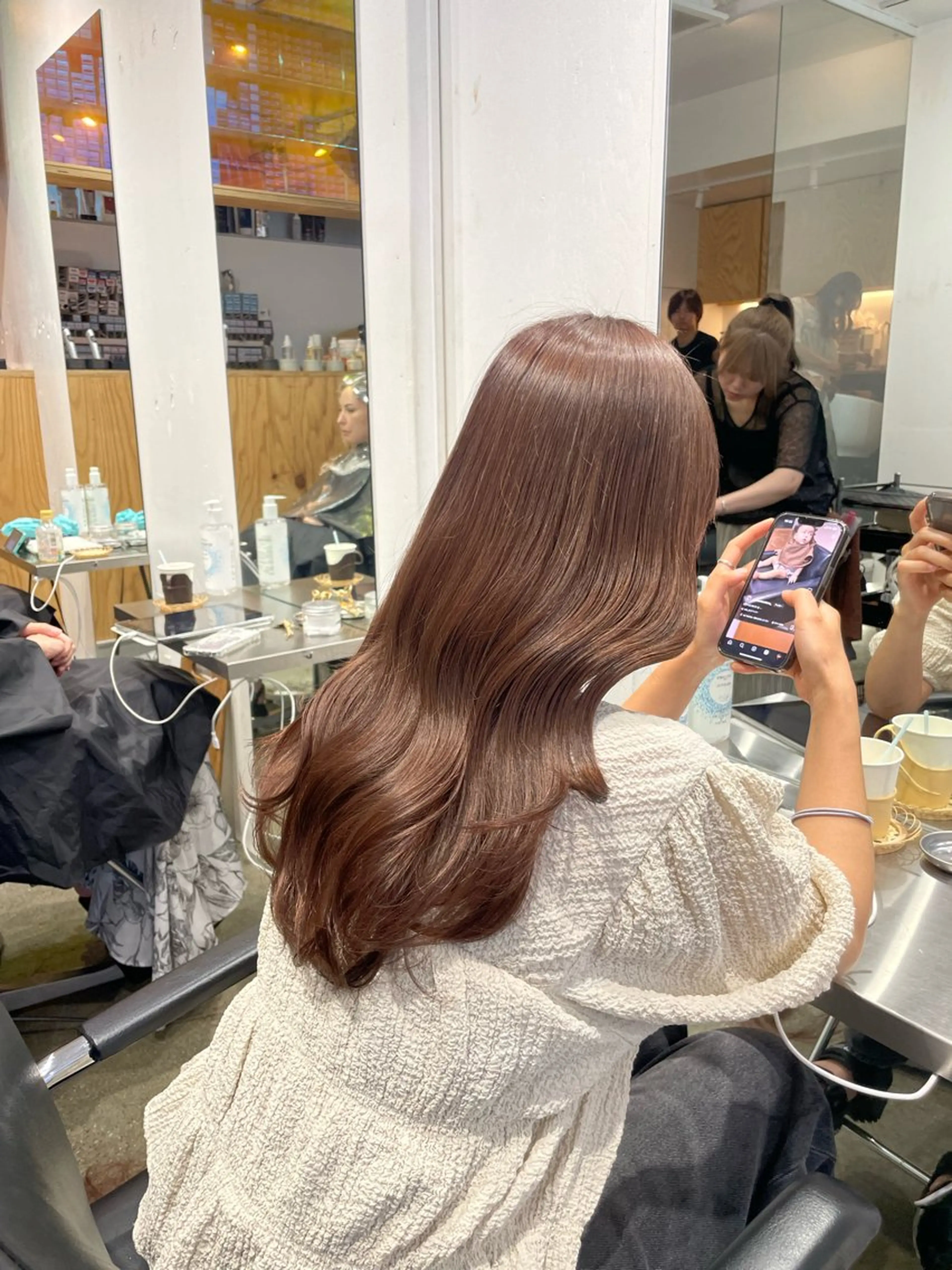 ロング カラー アディクシーカラー ベージュカラー ブリーチ イルミナカラー ラベンダーカラー ヘアカラー ♡🪞韓国スタイル/ MISATO🪞♡のヘアスタイル