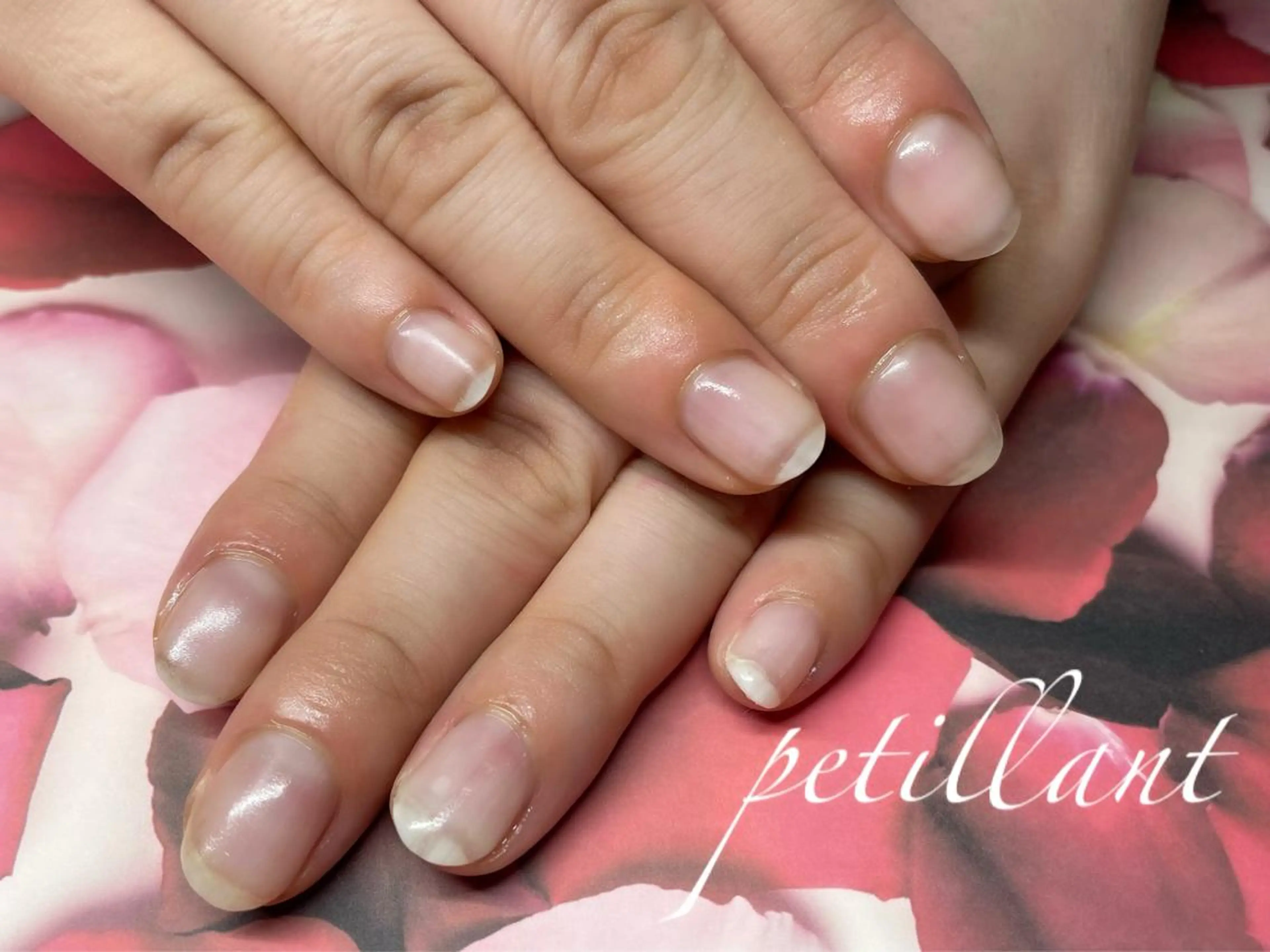 ネイル クリアネイル ジェルネイル nail salon petillantのネイルデザイン