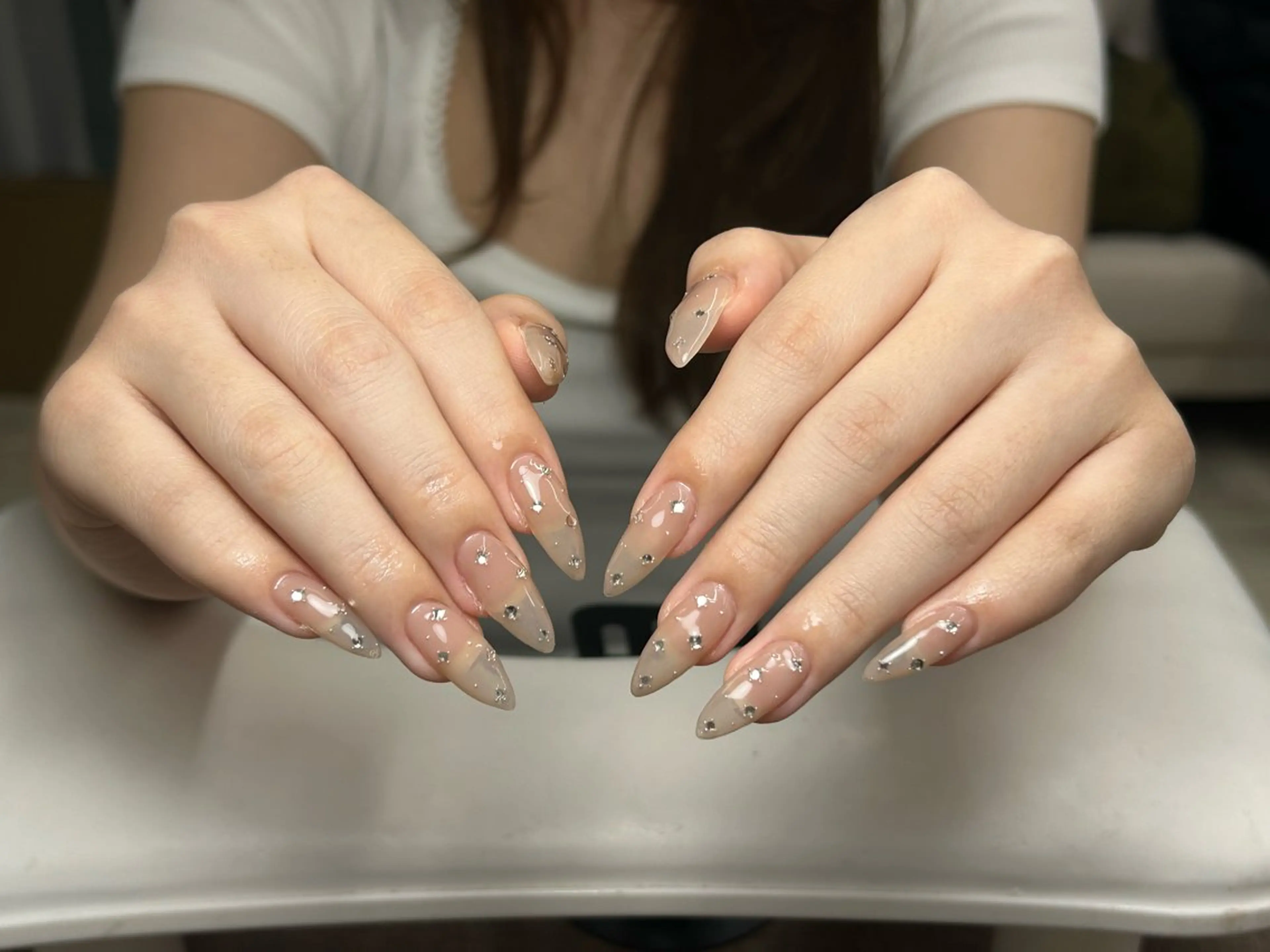 ロング ハンドネイル 28ネイル 宮崎のネイルデザイン