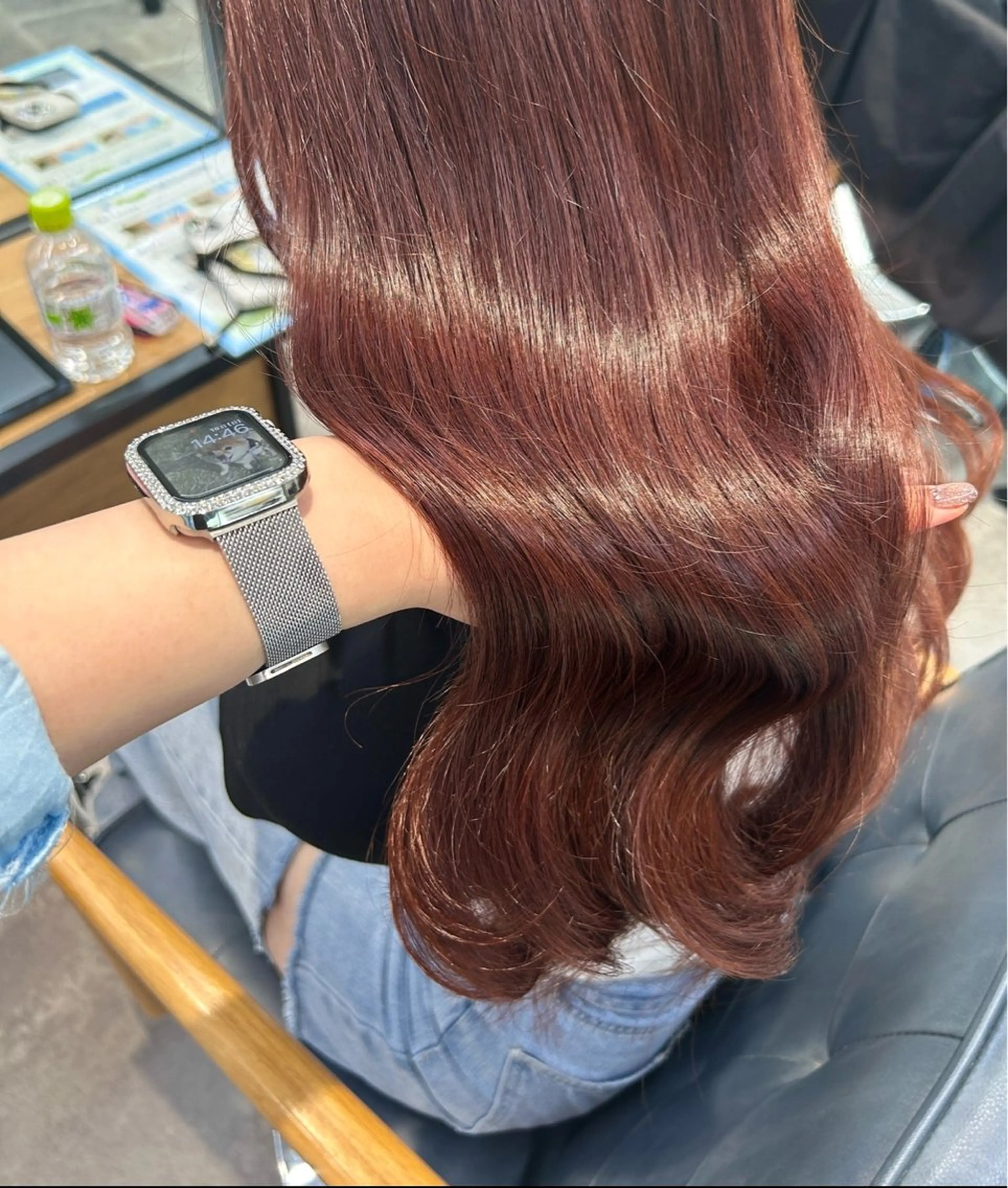 ロング カラー カット ヘアカラー トリートメント newi梅田🫧韓国 ヘア🫧sakiのヘアスタイル